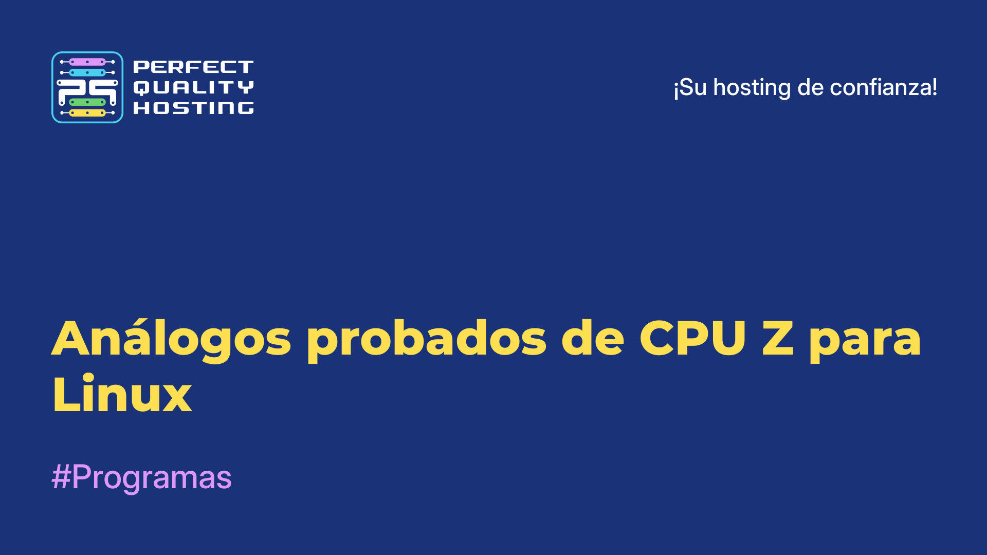 Análogos probados de CPU-Z para Linux