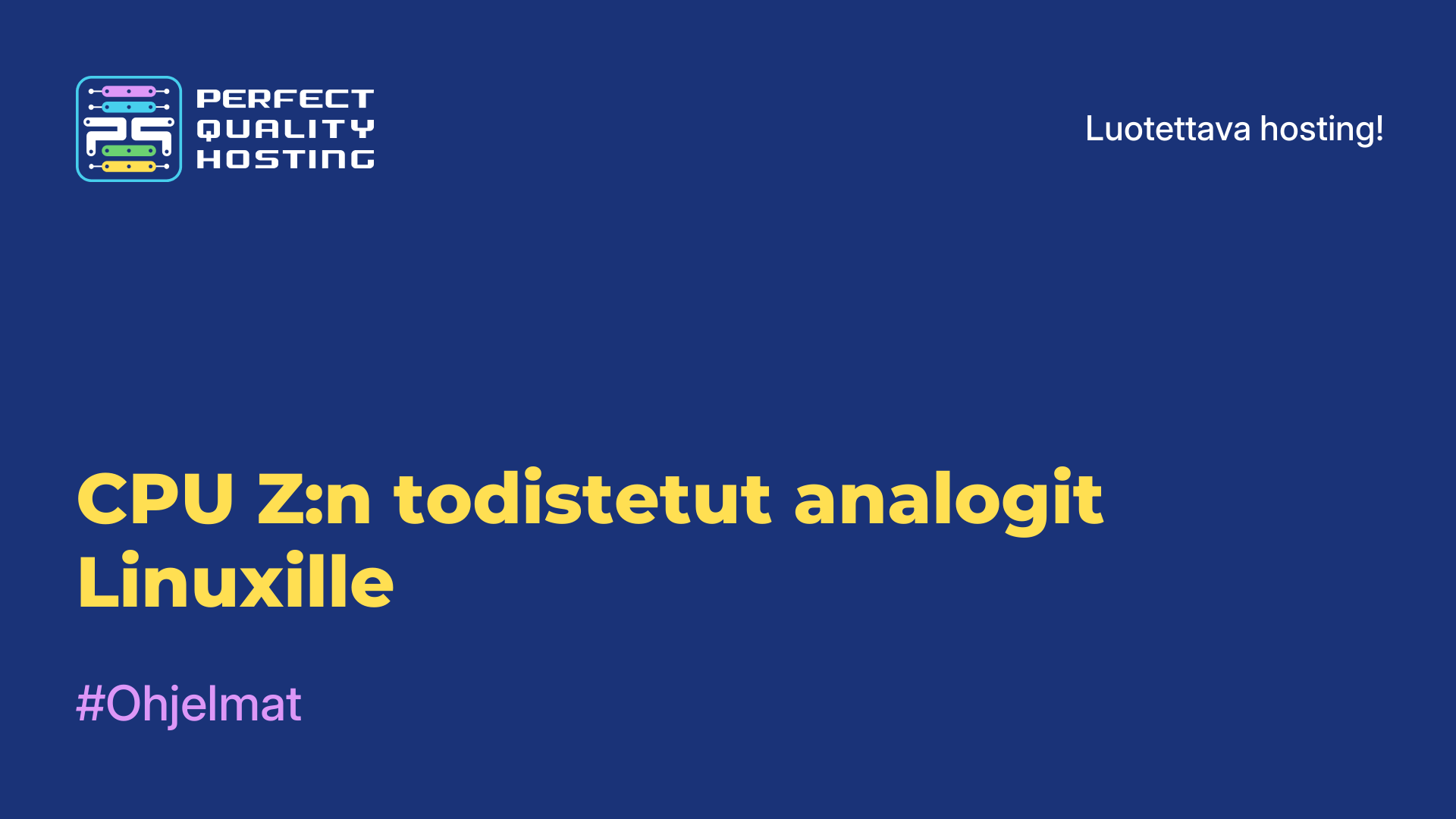 CPU-Z:n todistetut analogit Linuxille