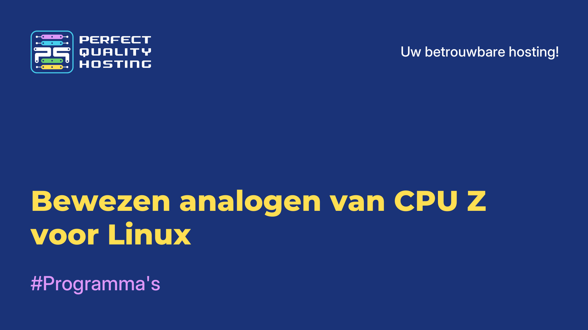 Bewezen analogen van CPU-Z voor Linux