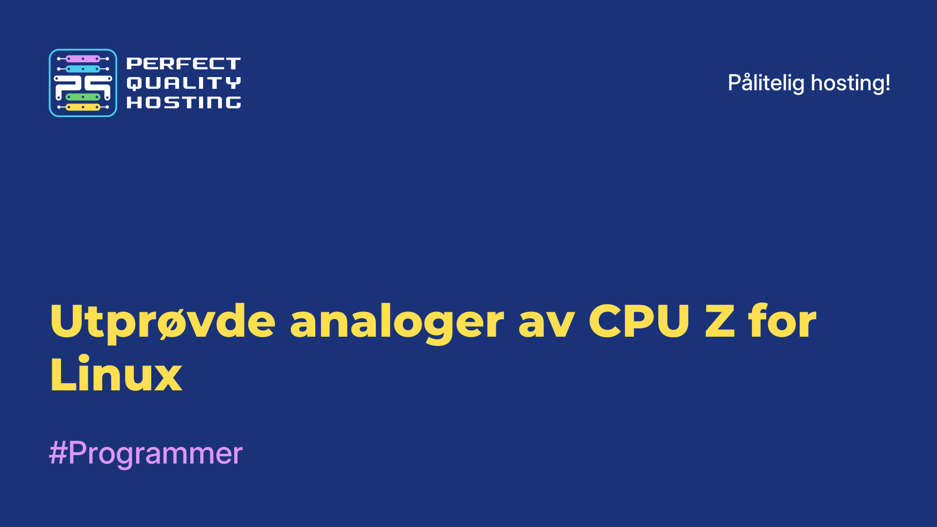 Utprøvde analoger av CPU-Z for Linux