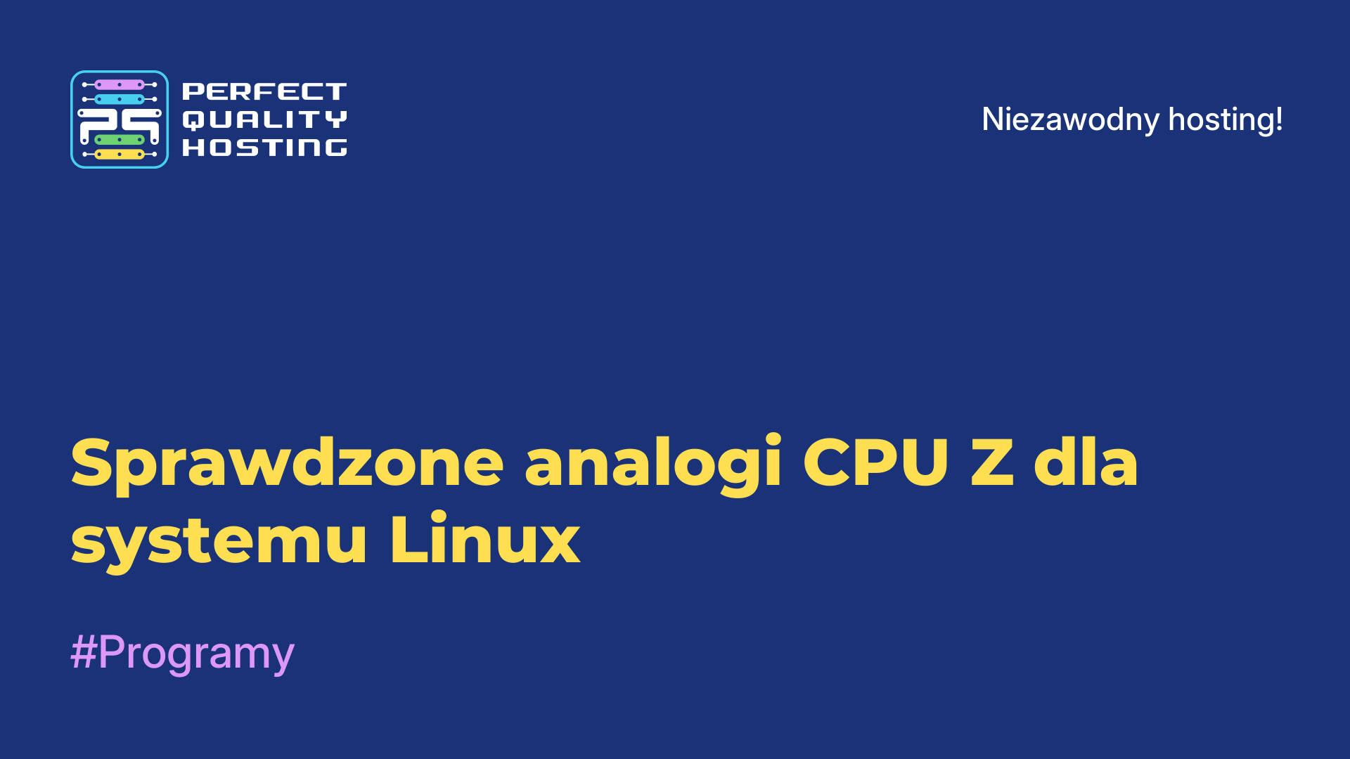 Sprawdzone analogi CPU-Z dla systemu Linux