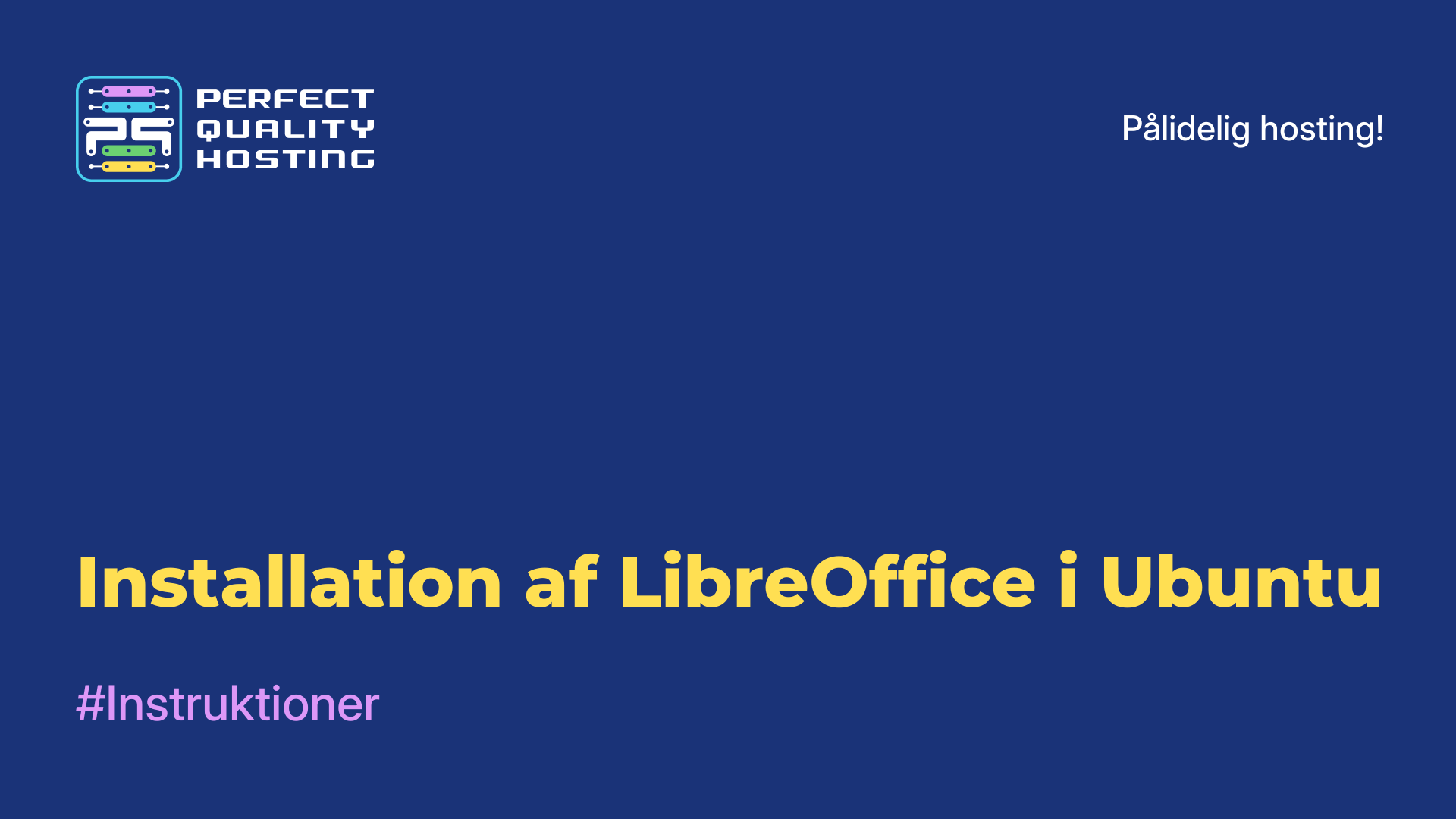 Installation af LibreOffice i Ubuntu