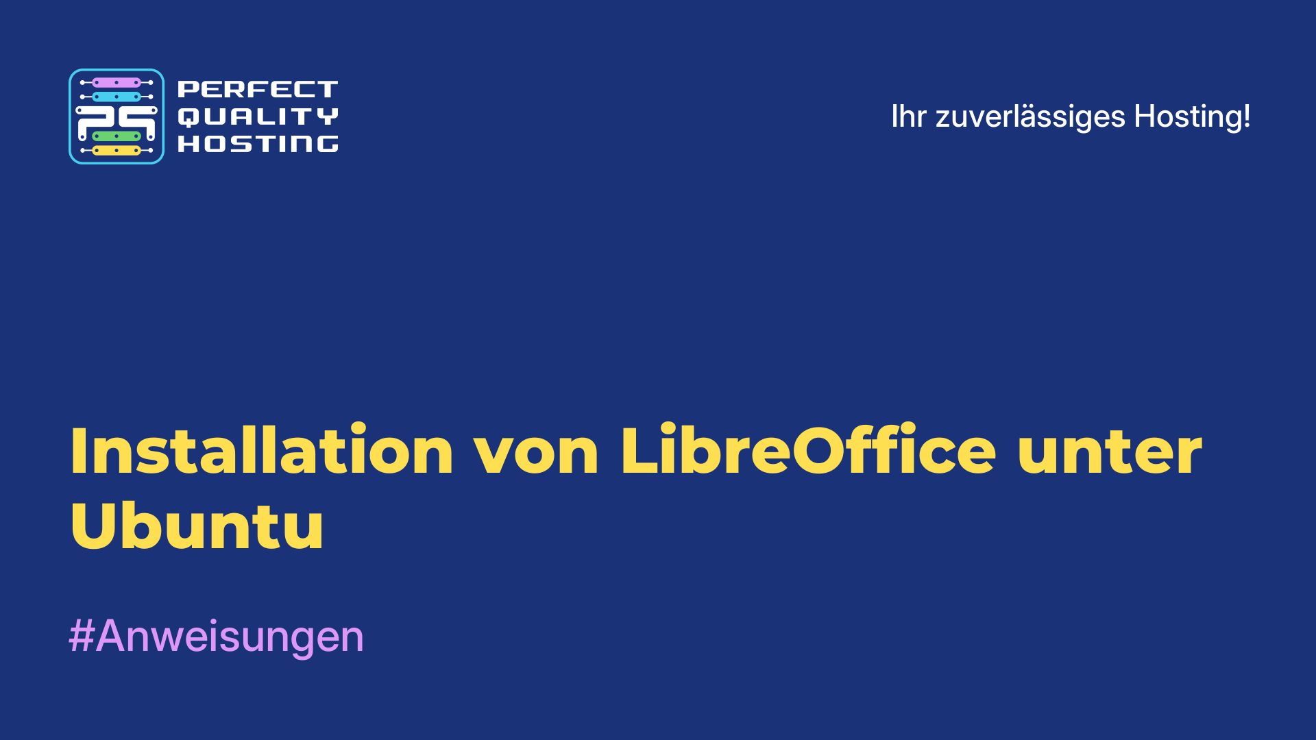 Installation von LibreOffice unter Ubuntu