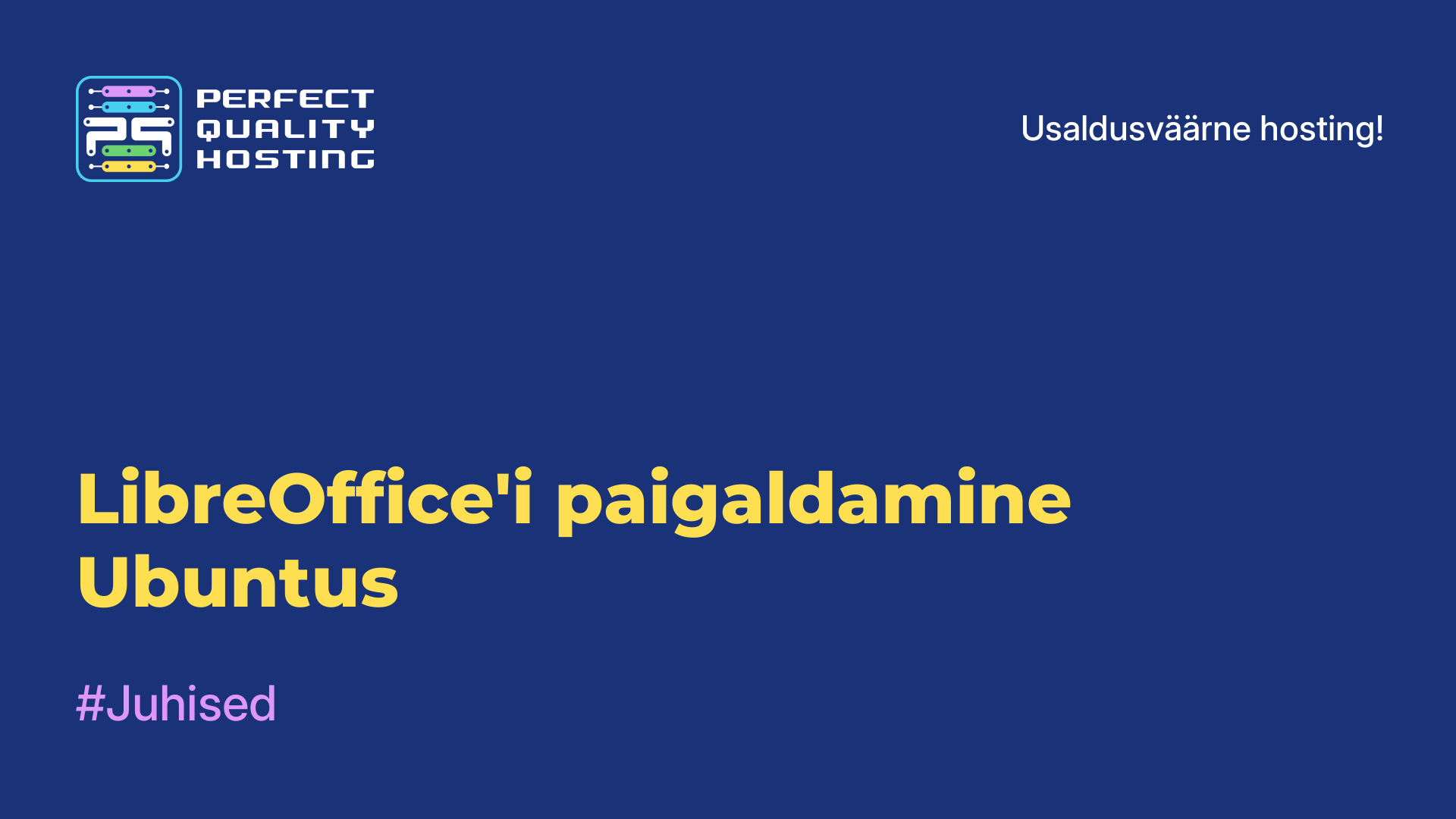 LibreOffice'i paigaldamine Ubuntus