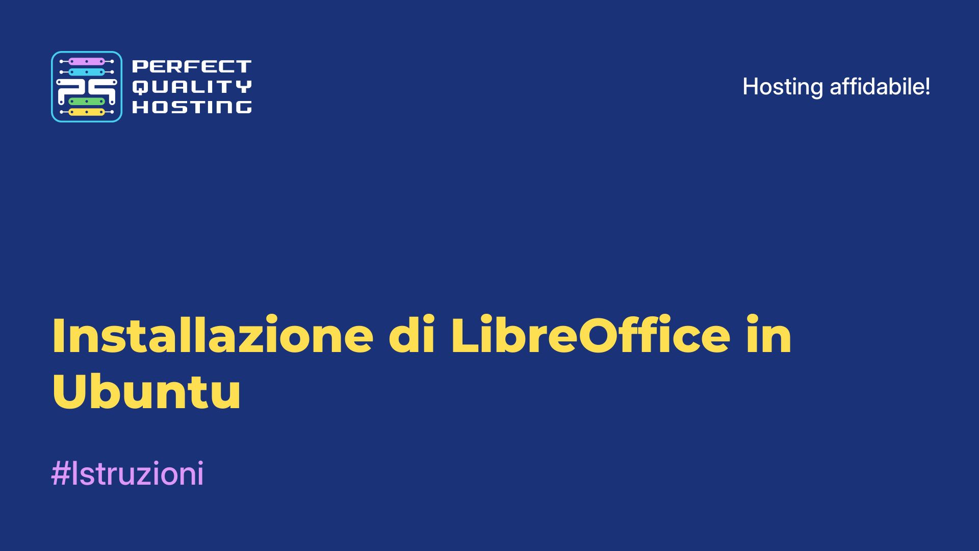 Installazione di LibreOffice in Ubuntu