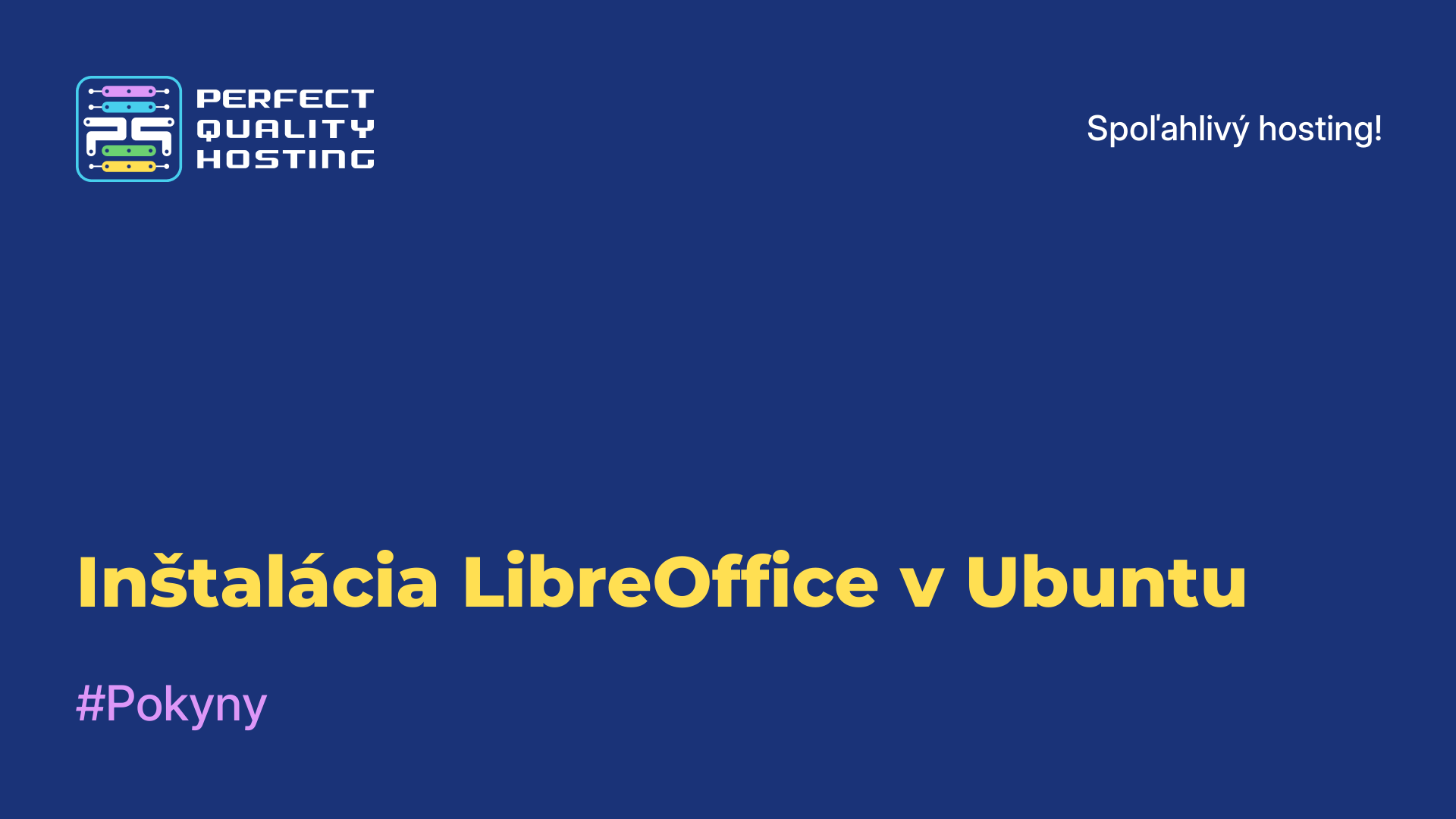 Inštalácia LibreOffice v Ubuntu