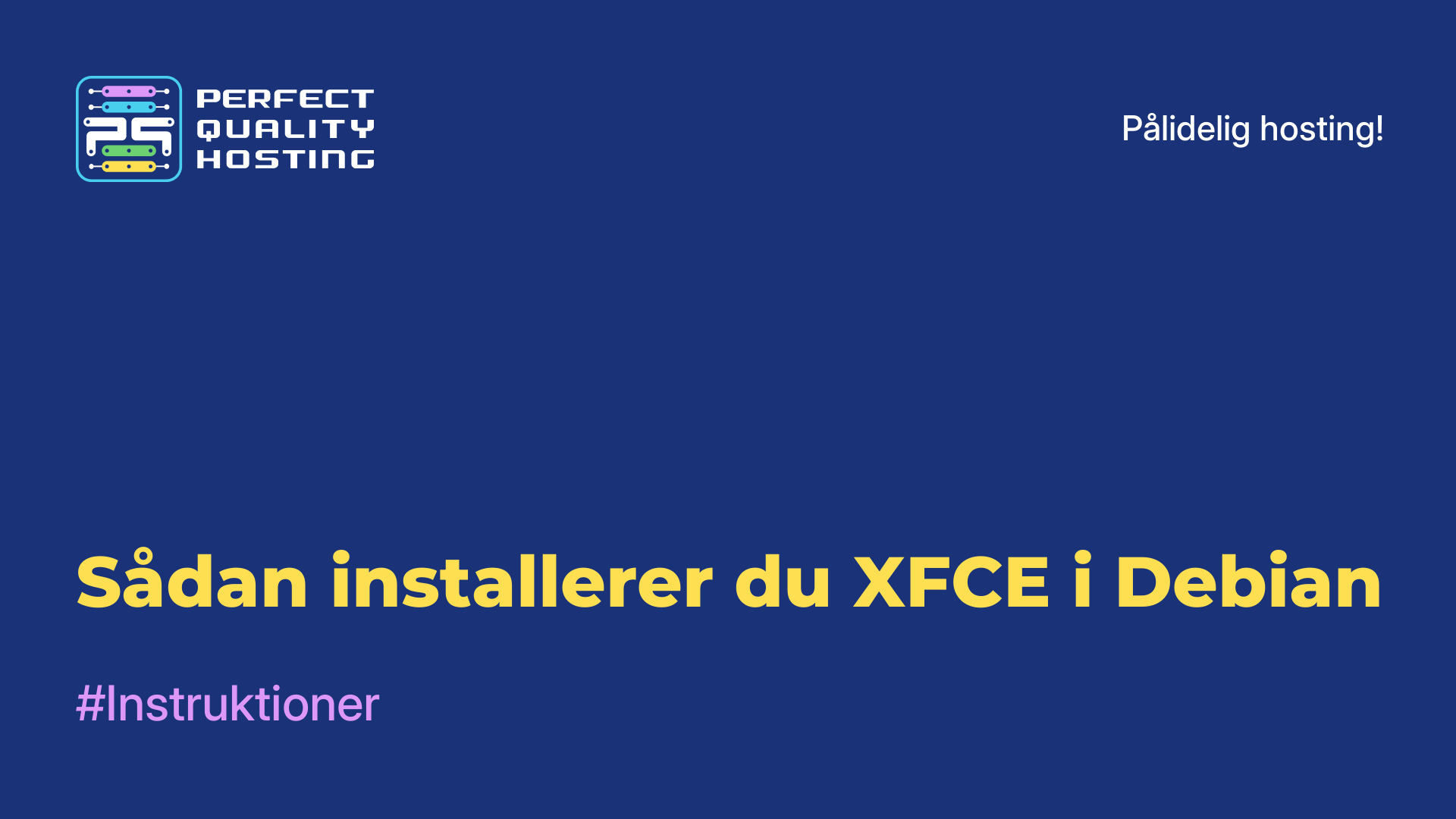 Sådan installerer du XFCE i Debian