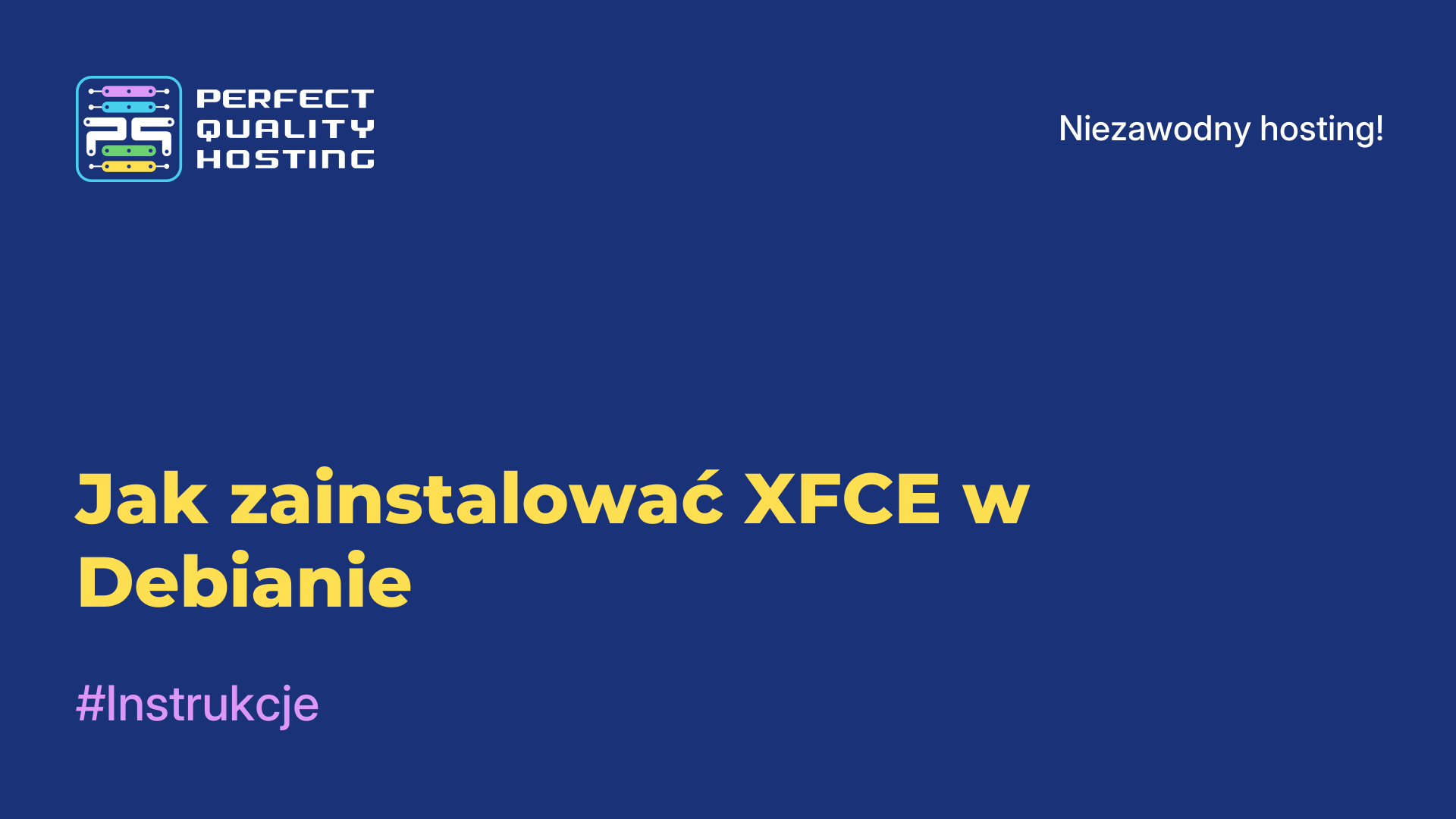 Jak zainstalować XFCE w Debianie