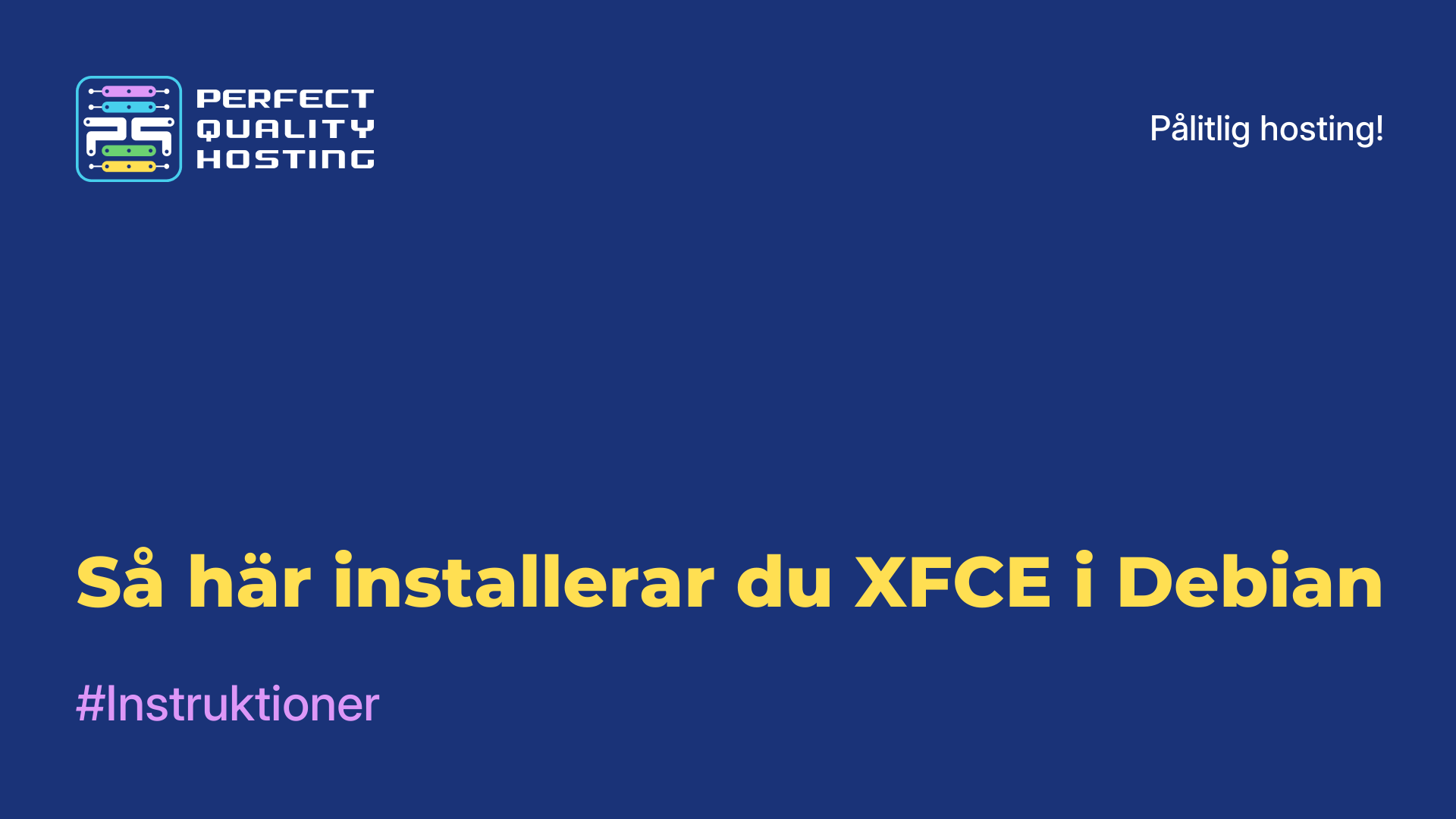 Så här installerar du XFCE i Debian