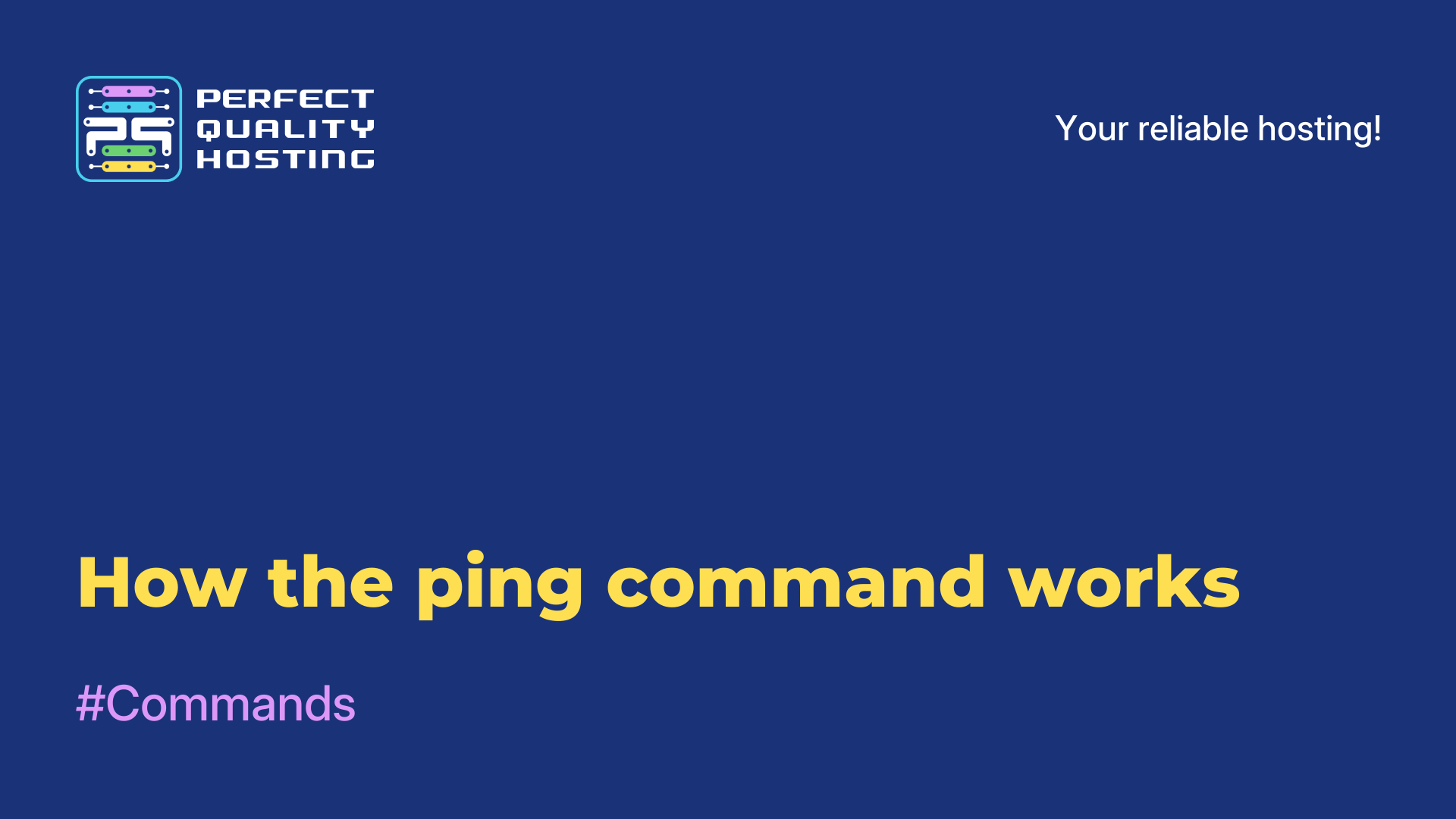 How the ping command works