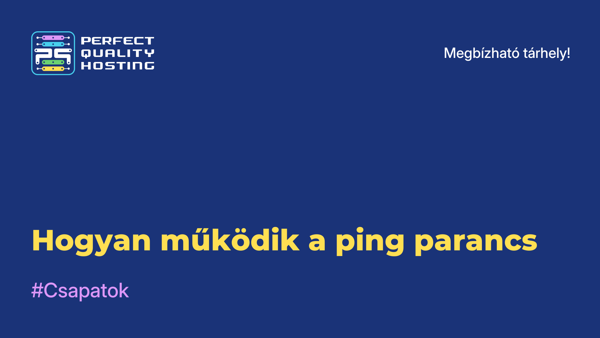 Hogyan működik a ping parancs