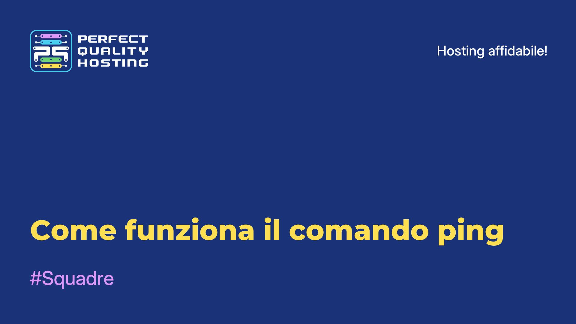 Come funziona il comando ping