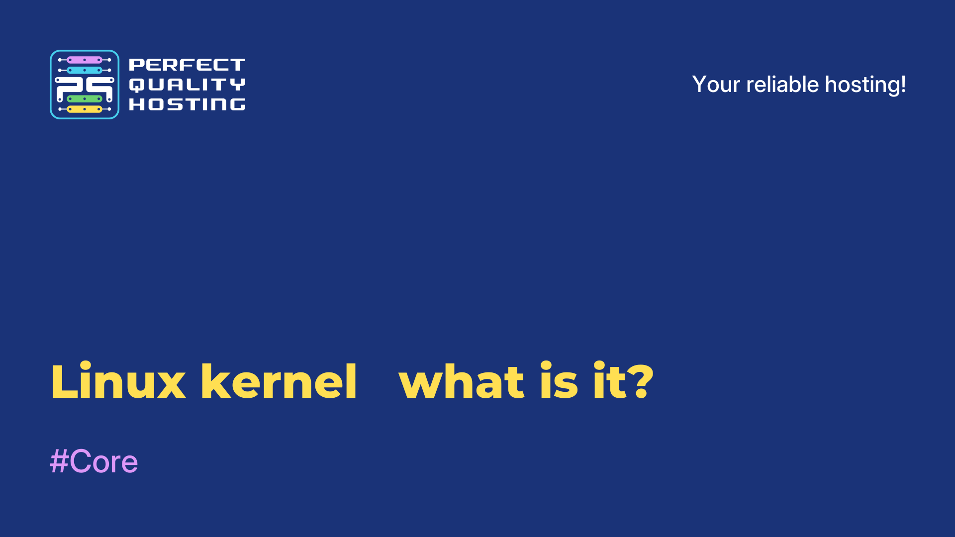 Linux kernel - what is it?