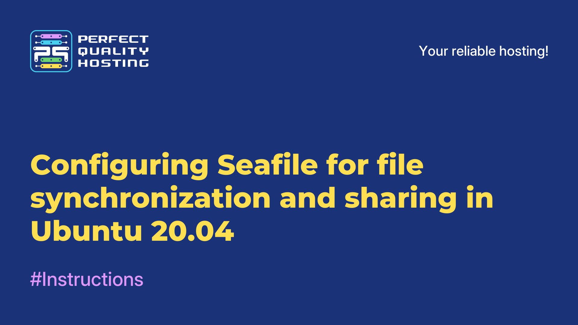 Configuring Seafile for file synchronization and sharing in Ubuntu 20.04