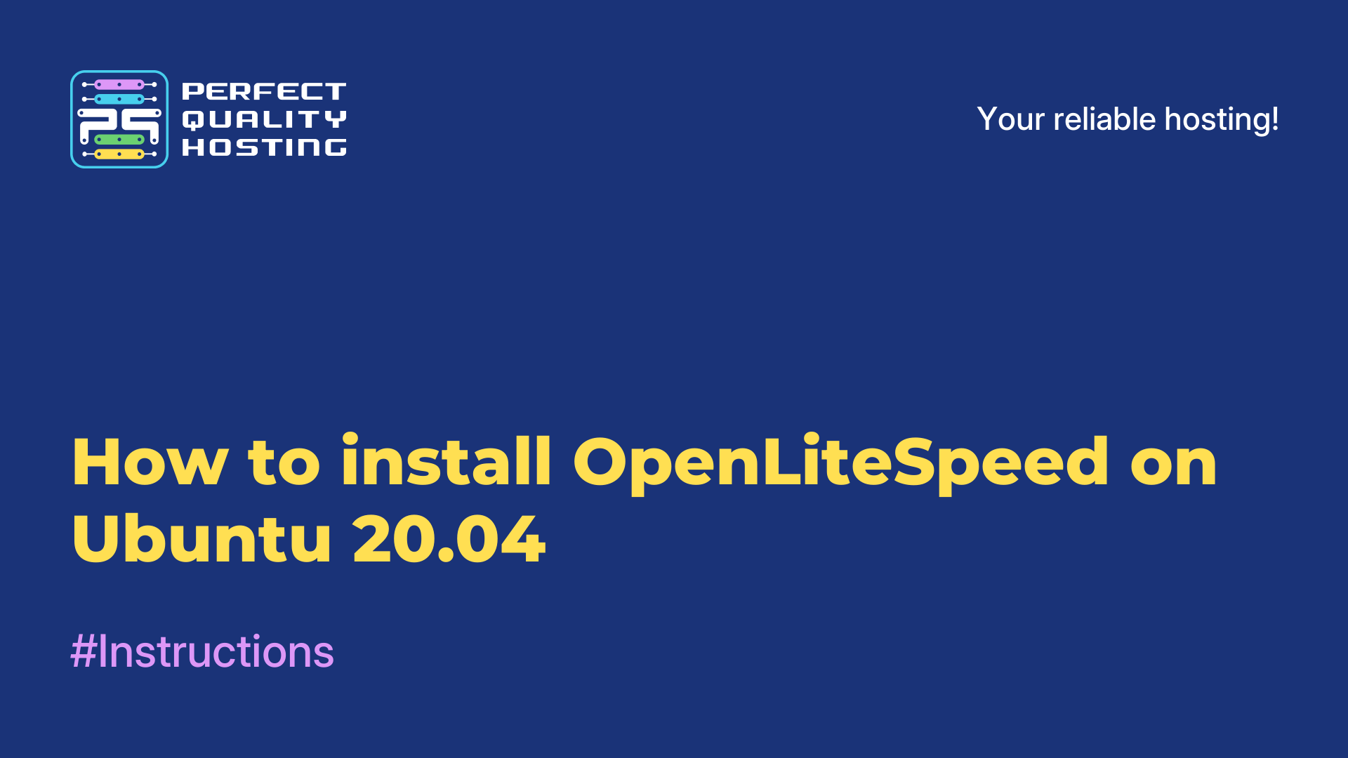 How to install OpenLiteSpeed on Ubuntu 20.04