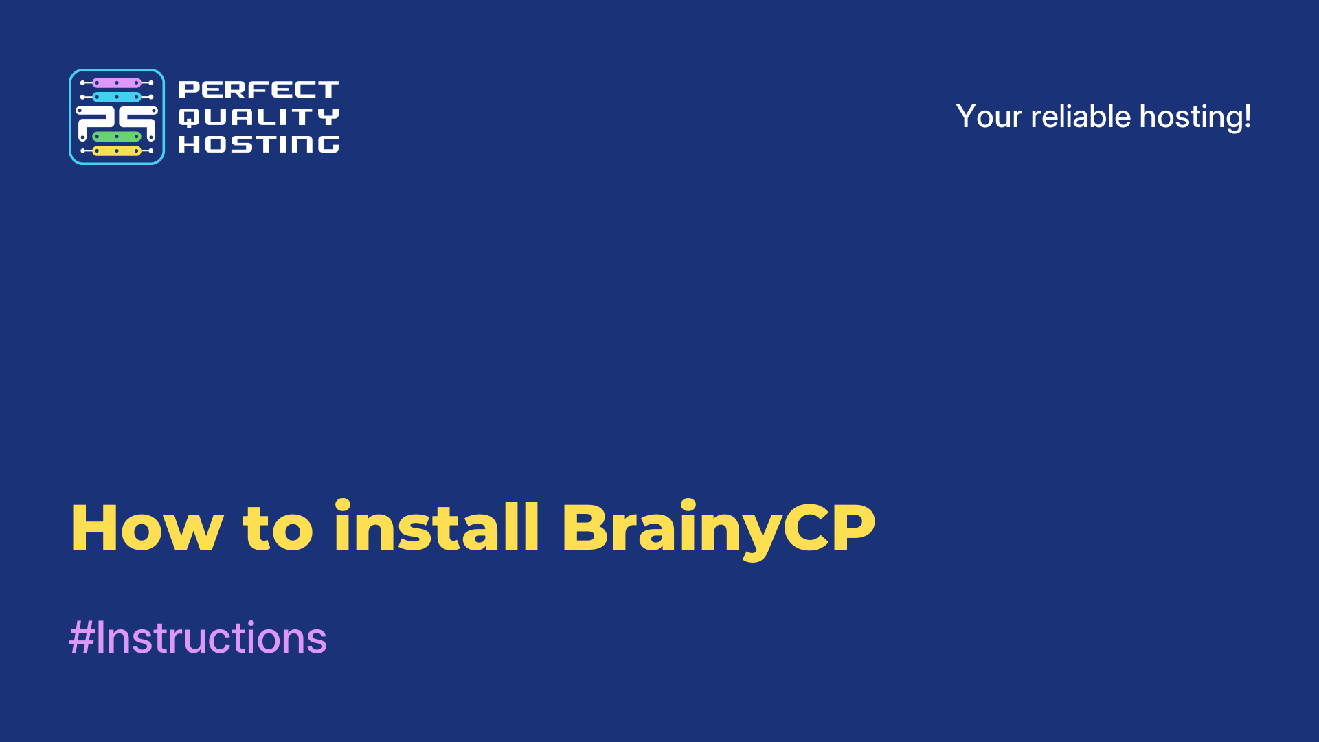 How to install BrainyCP