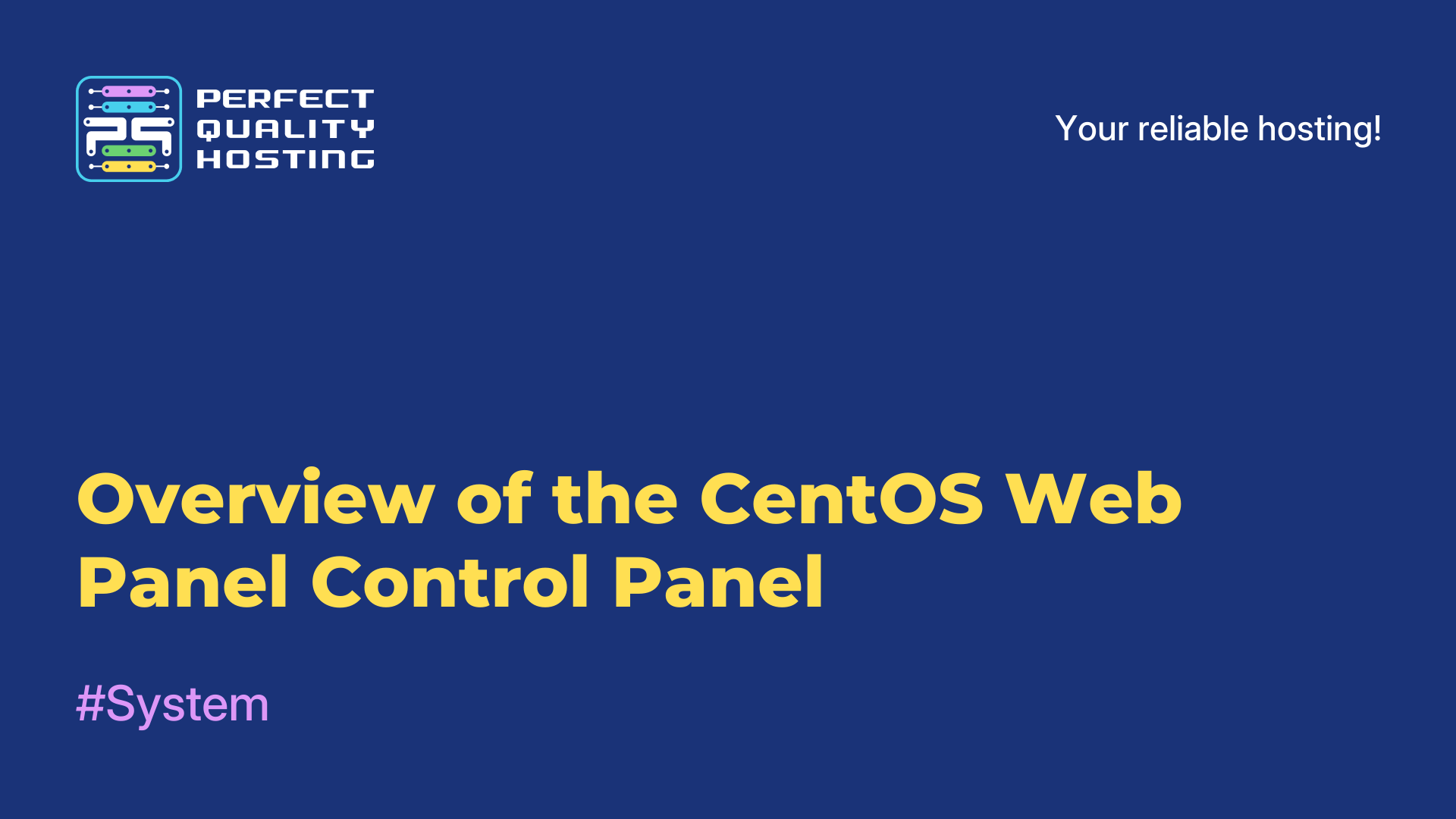 Overview of the CentOS Web Panel Control Panel