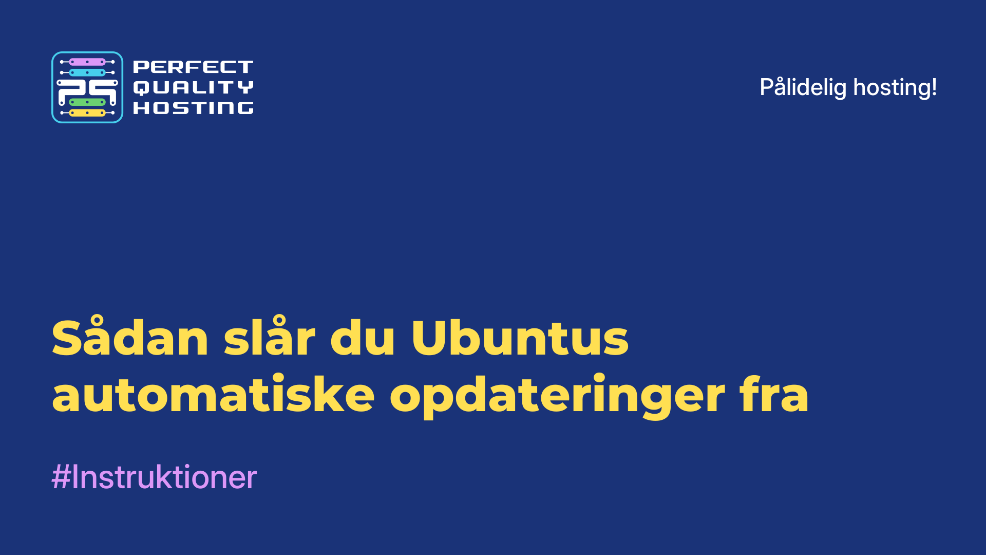 Sådan slår du Ubuntus automatiske opdateringer fra