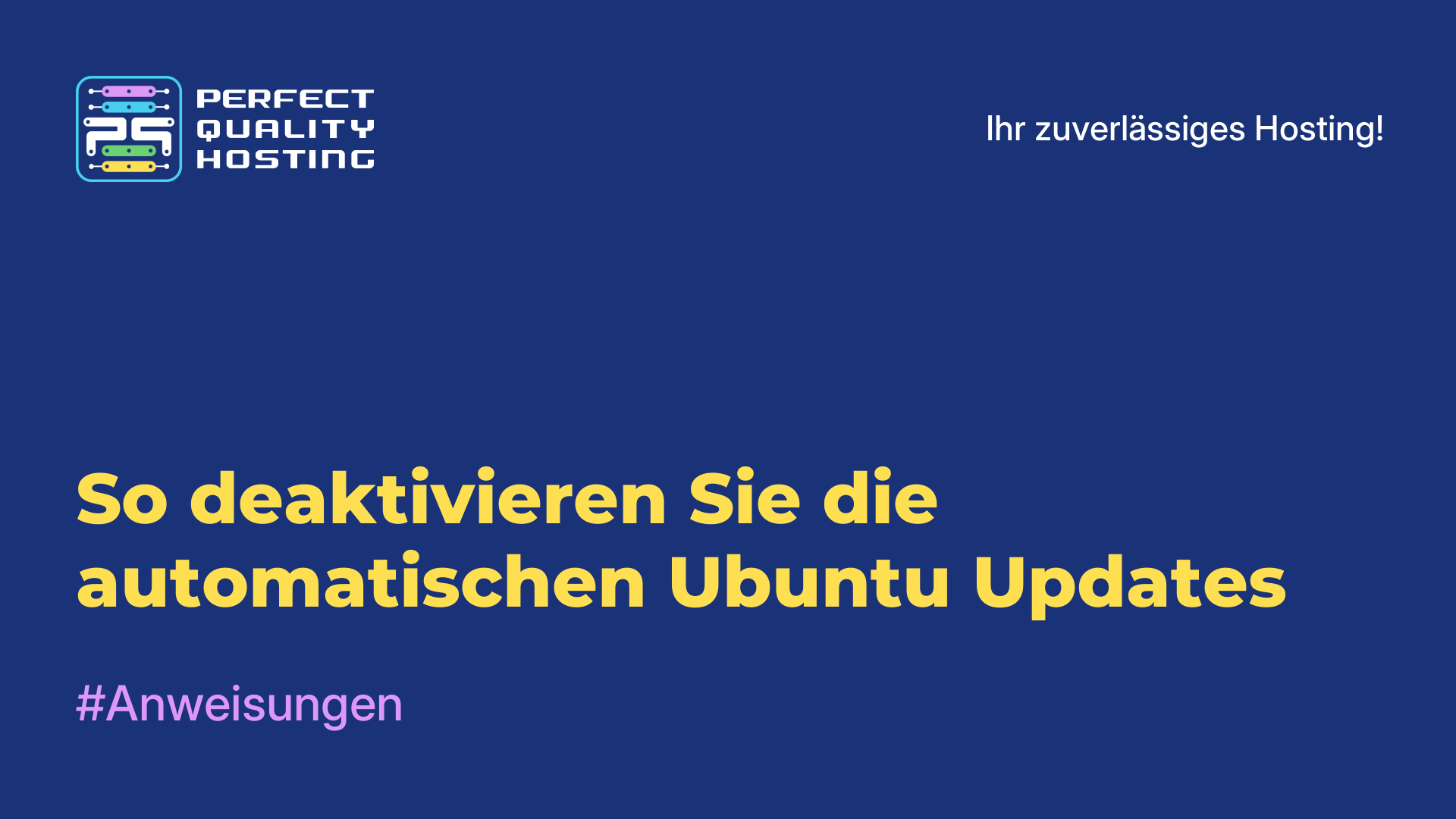 So deaktivieren Sie die automatischen Ubuntu-Updates