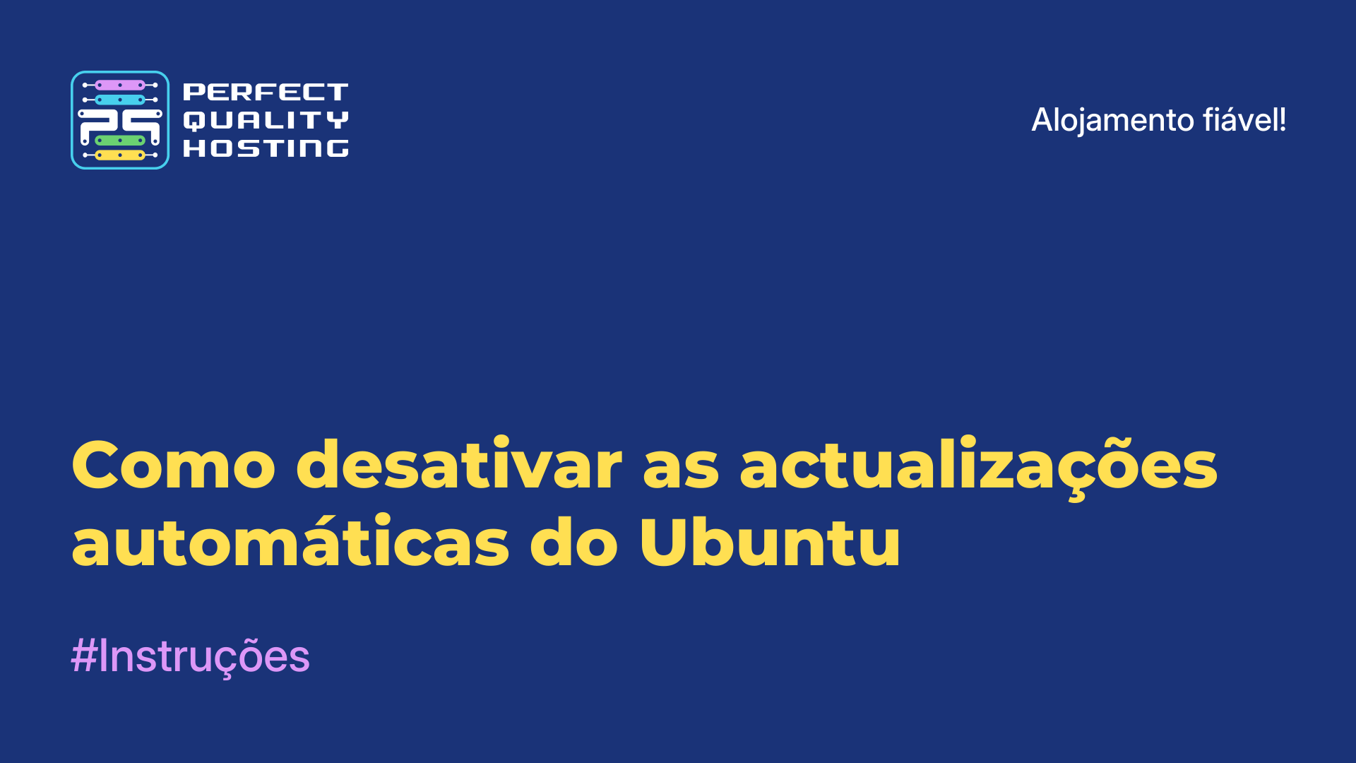 Como desativar as actualizações automáticas do Ubuntu