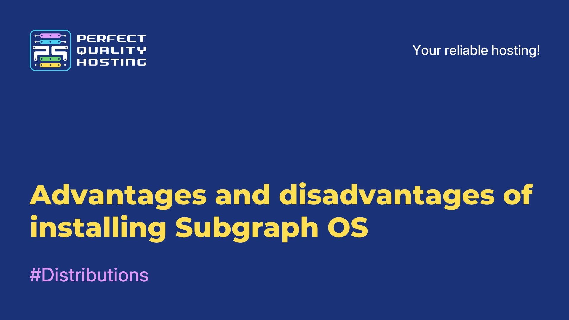 Advantages and disadvantages of installing Subgraph OS