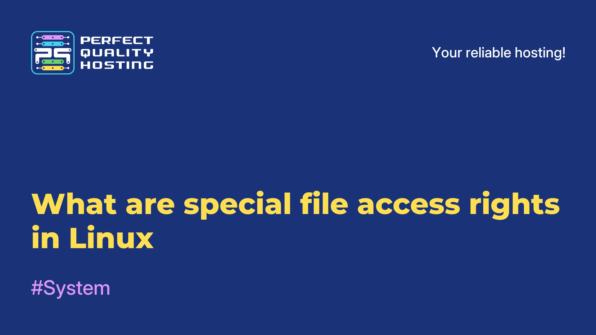 What are special file access rights in Linux