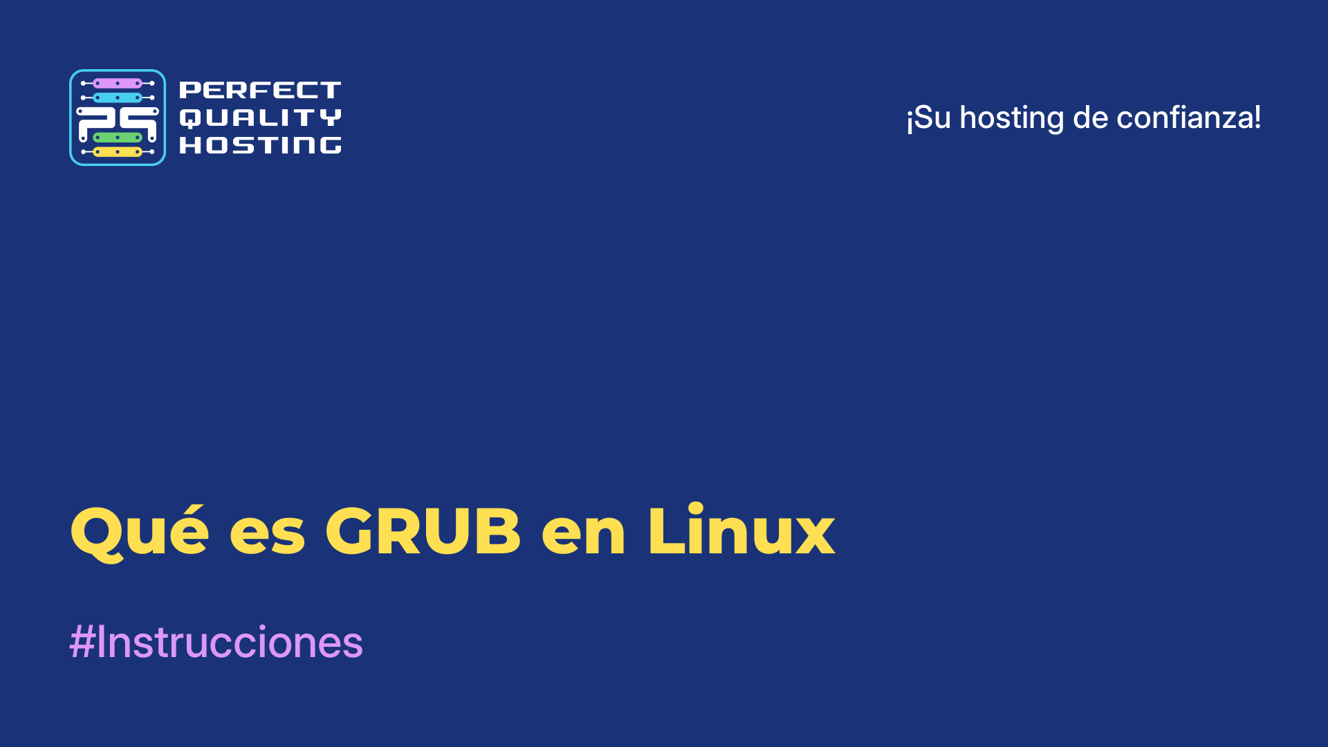 Qué es GRUB en Linux