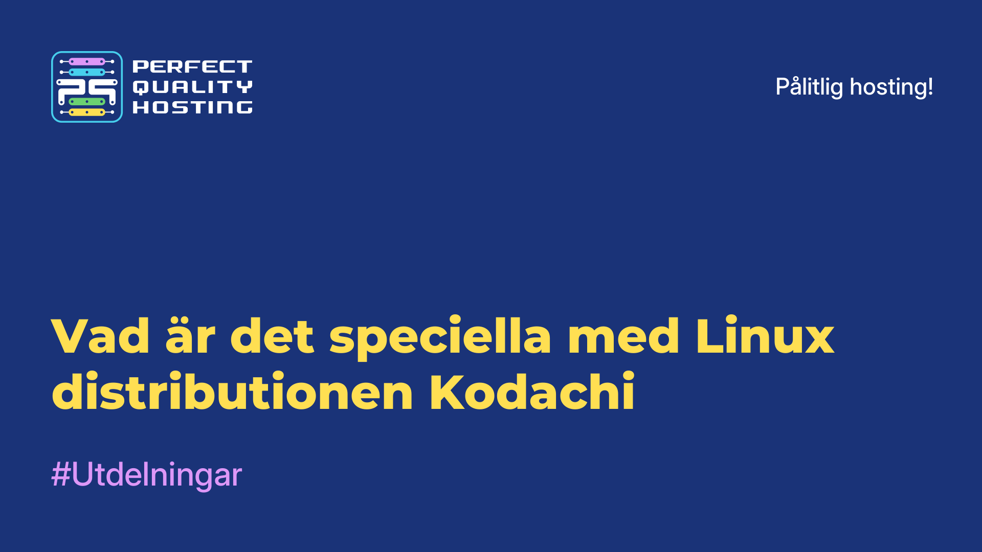 Vad är det speciella med Linux-distributionen Kodachi