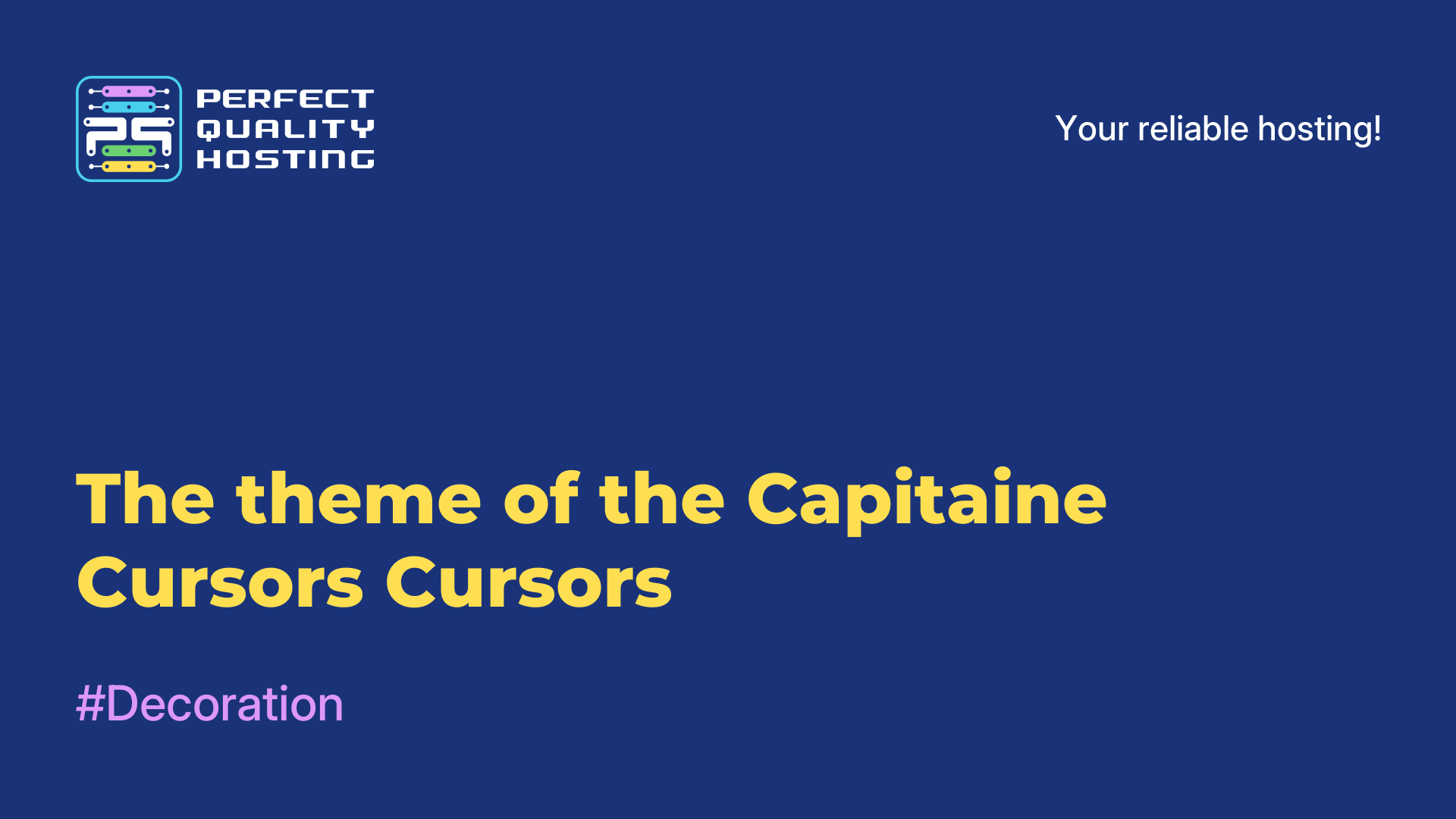 The theme of the Capitaine Cursors Cursors