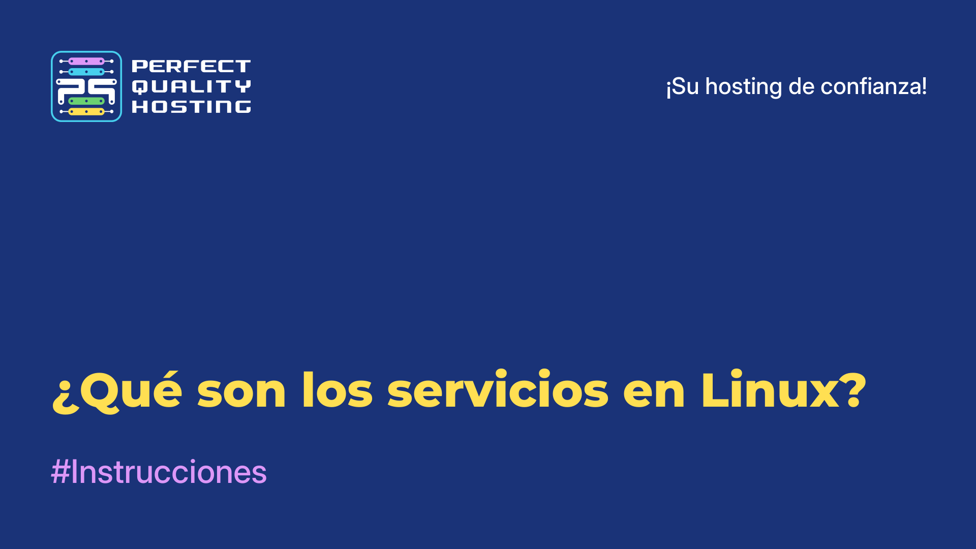 ¿Qué son los servicios en Linux?