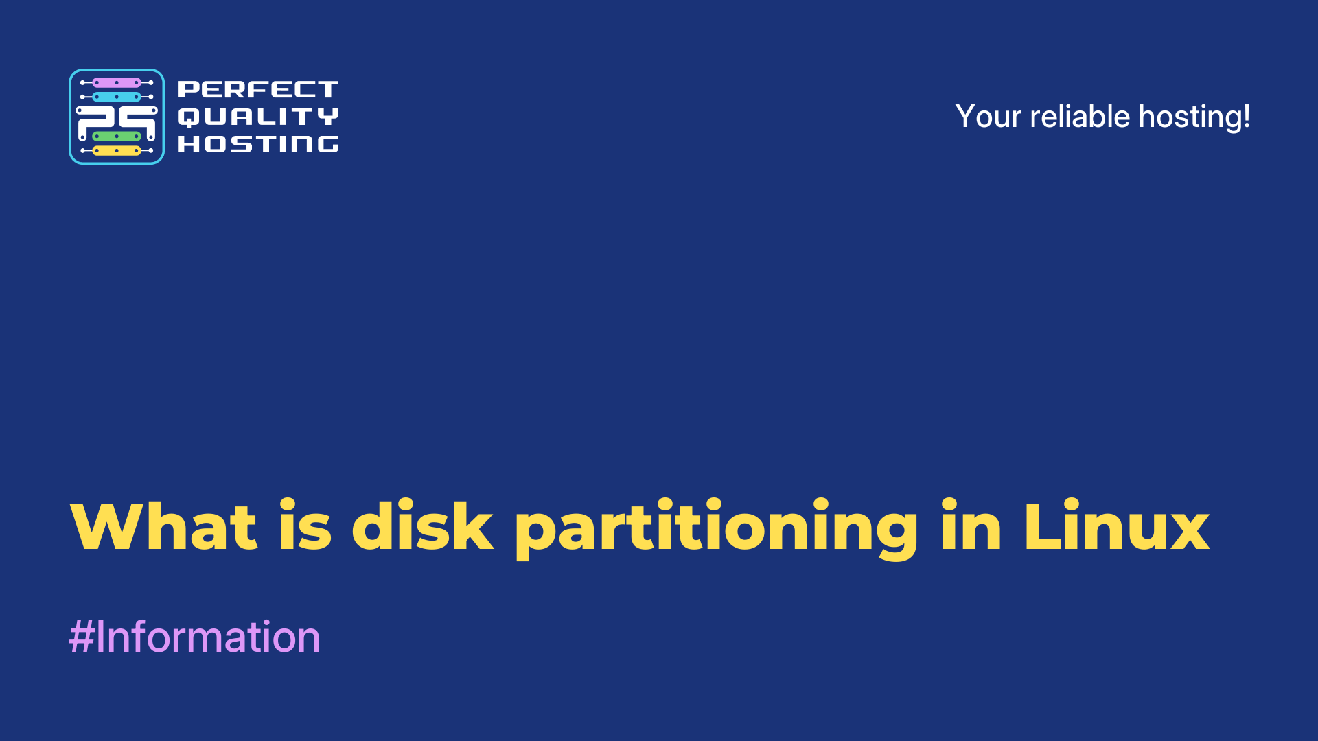 What is disk partitioning in Linux