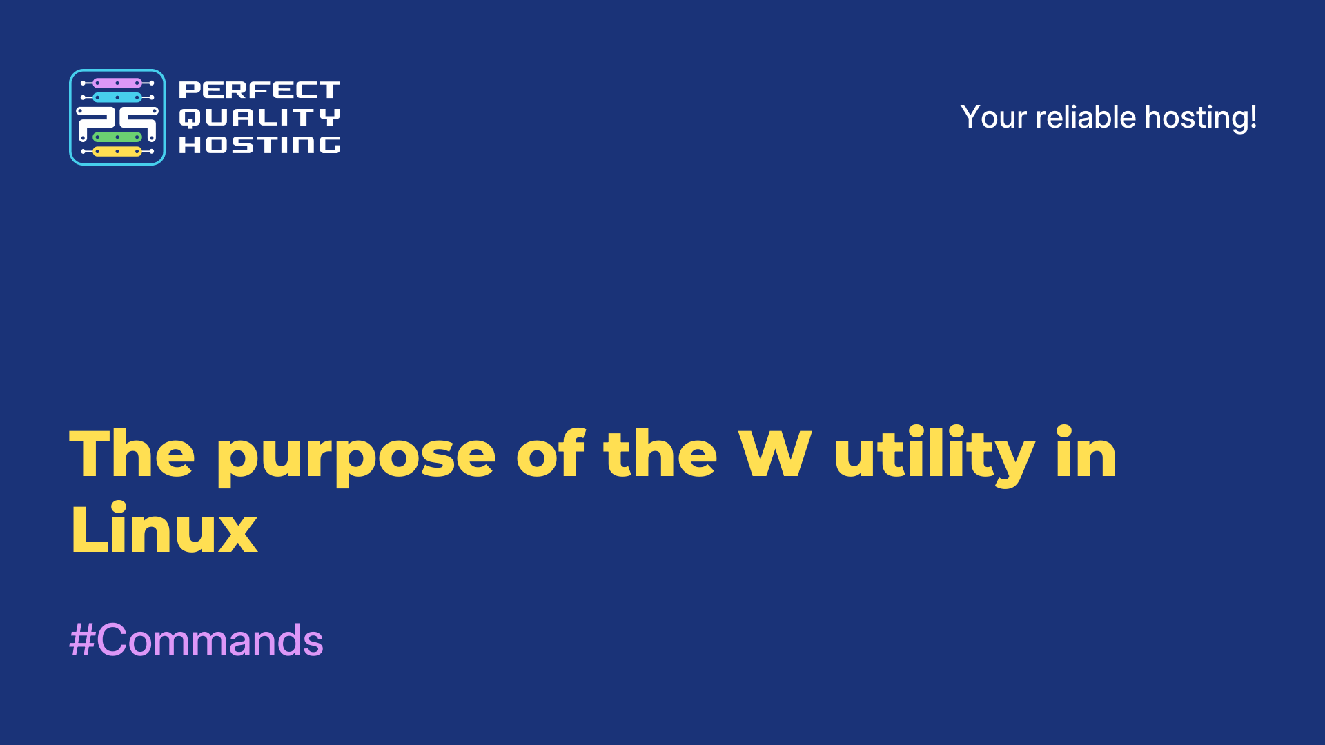 The purpose of the W utility in Linux