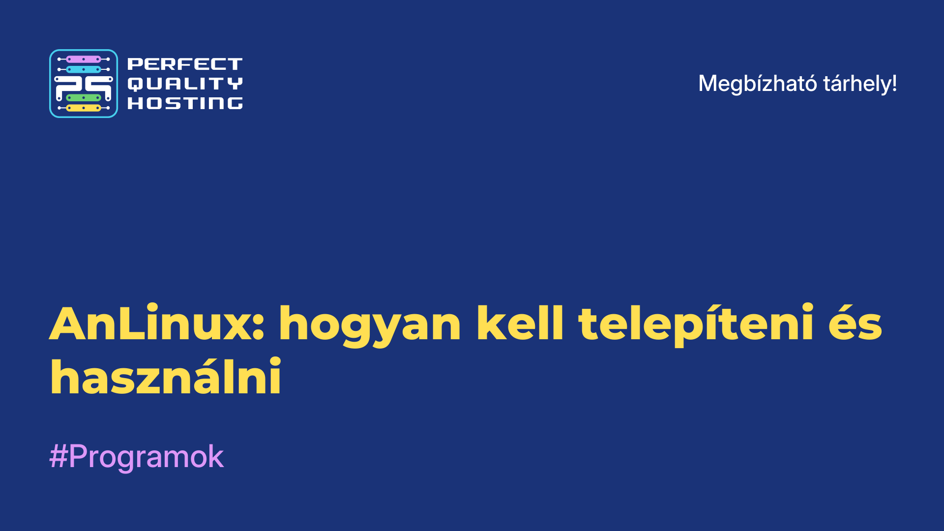 AnLinux: hogyan kell telepíteni és használni