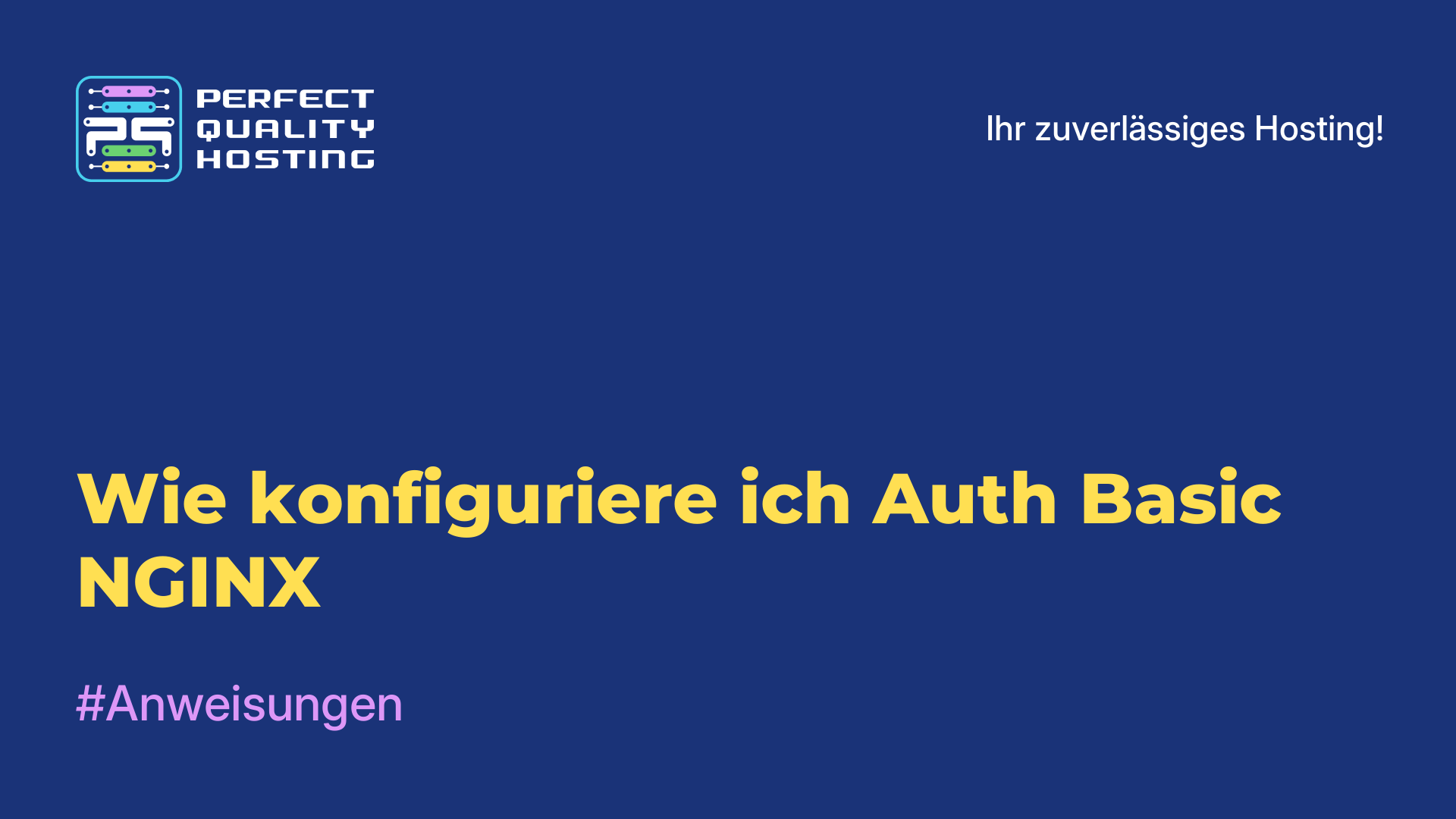 Wie konfiguriere ich Auth Basic NGINX