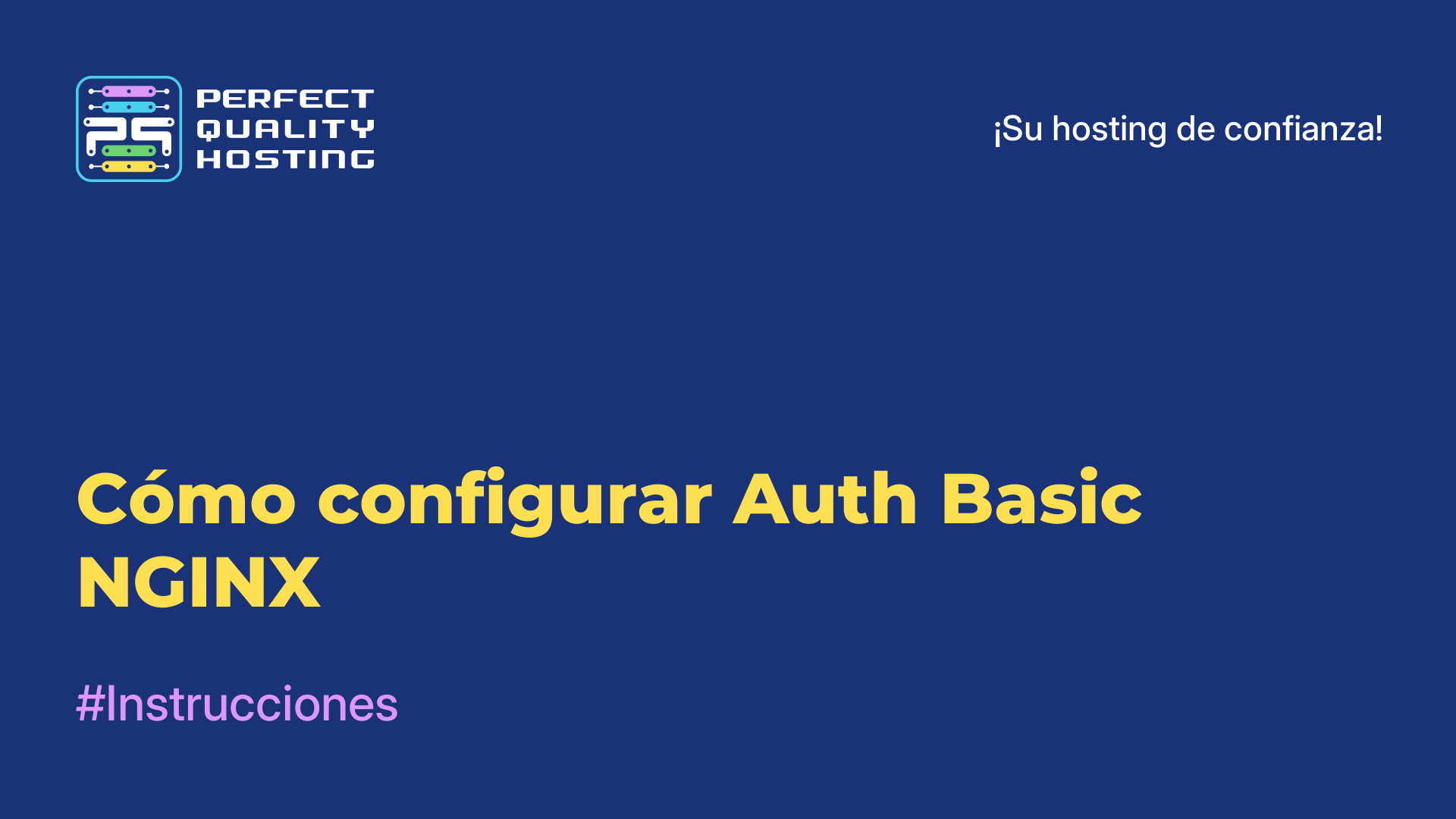 Cómo configurar Auth Basic NGINX