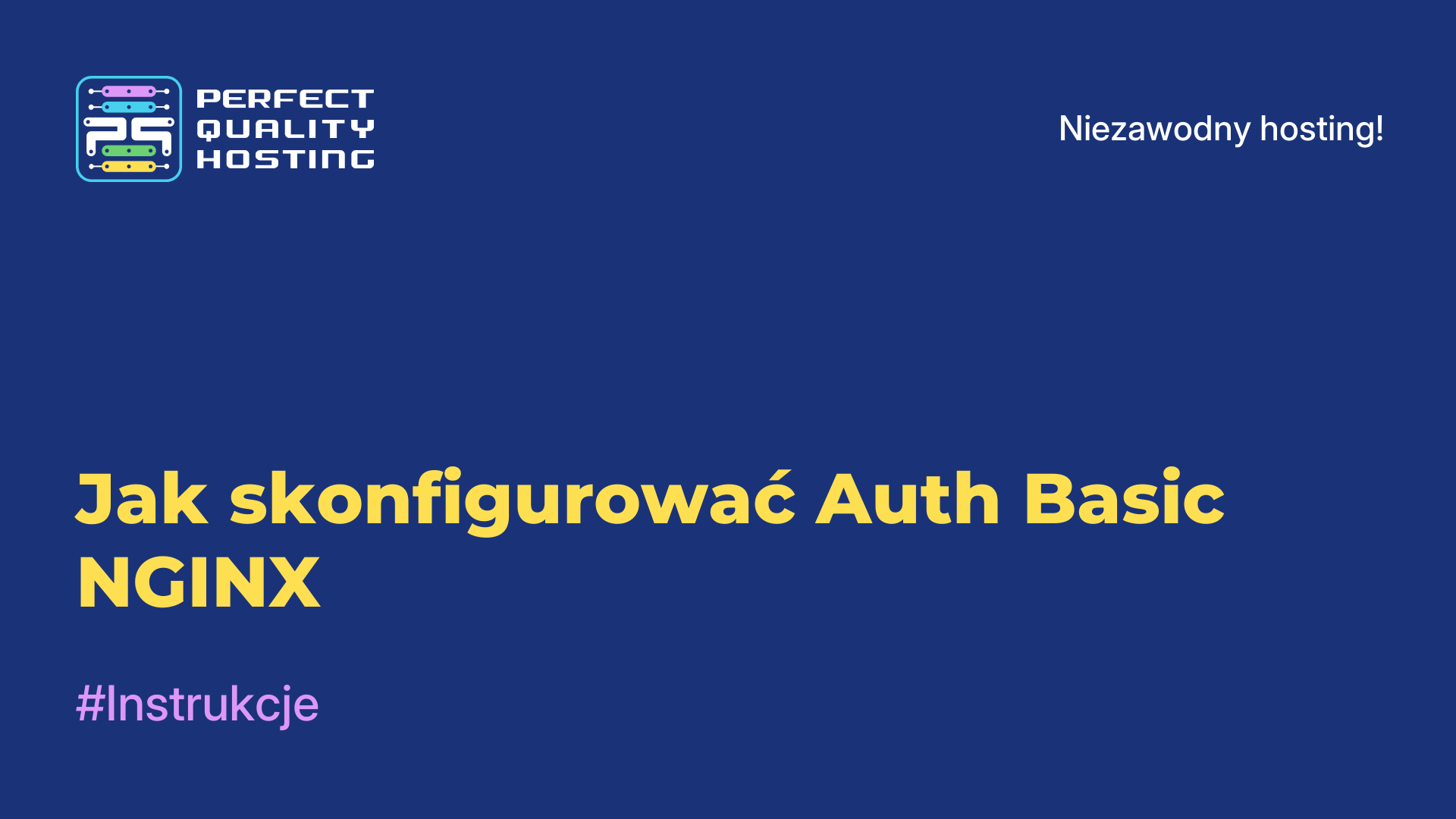 Jak skonfigurować Auth Basic NGINX