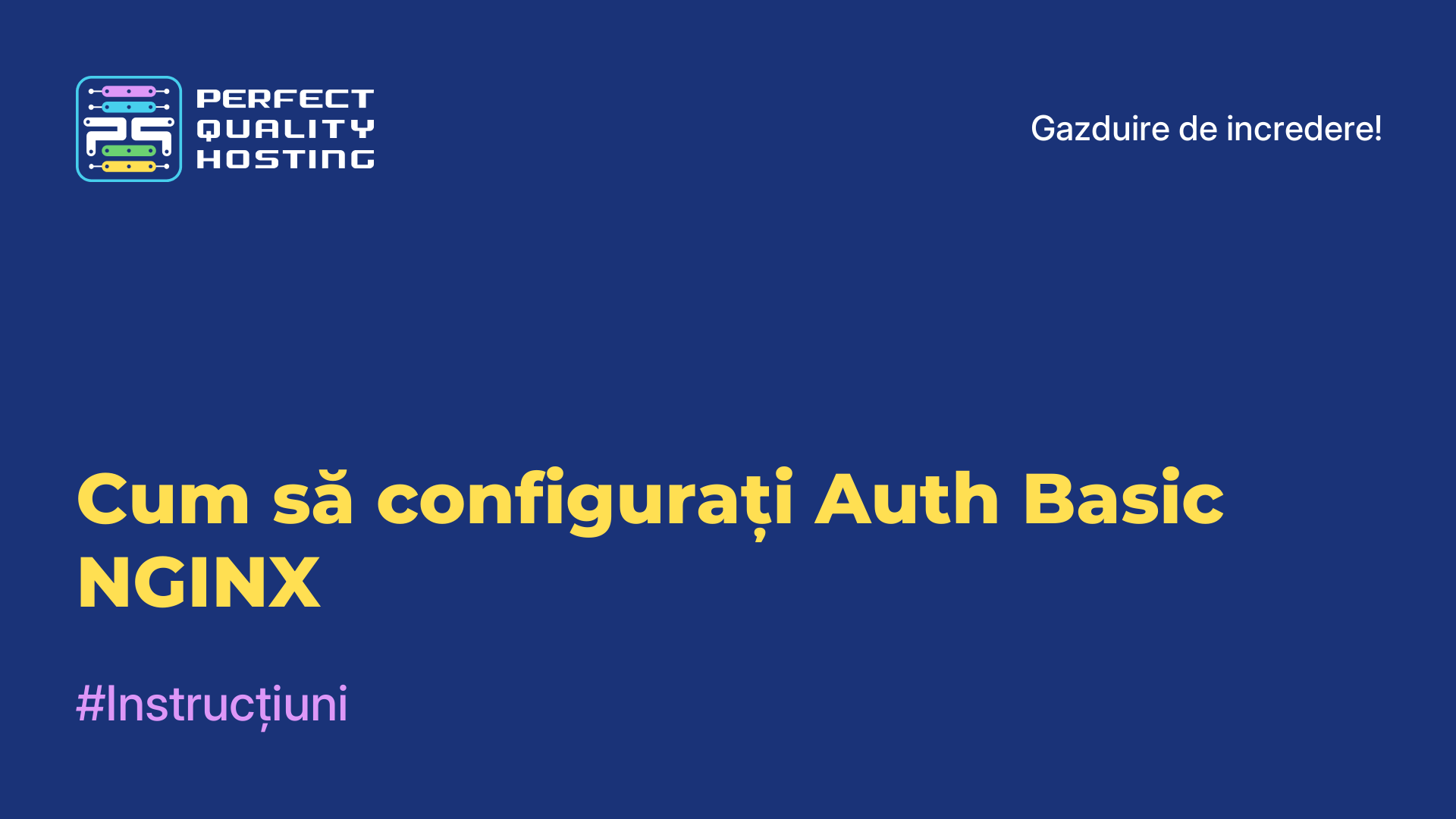 Cum să configurați Auth Basic NGINX