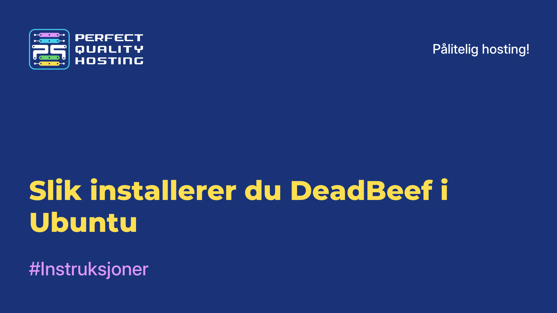 Slik installerer du DeadBeef i Ubuntu