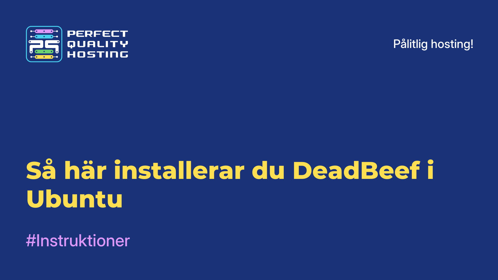 Så här installerar du DeadBeef i Ubuntu