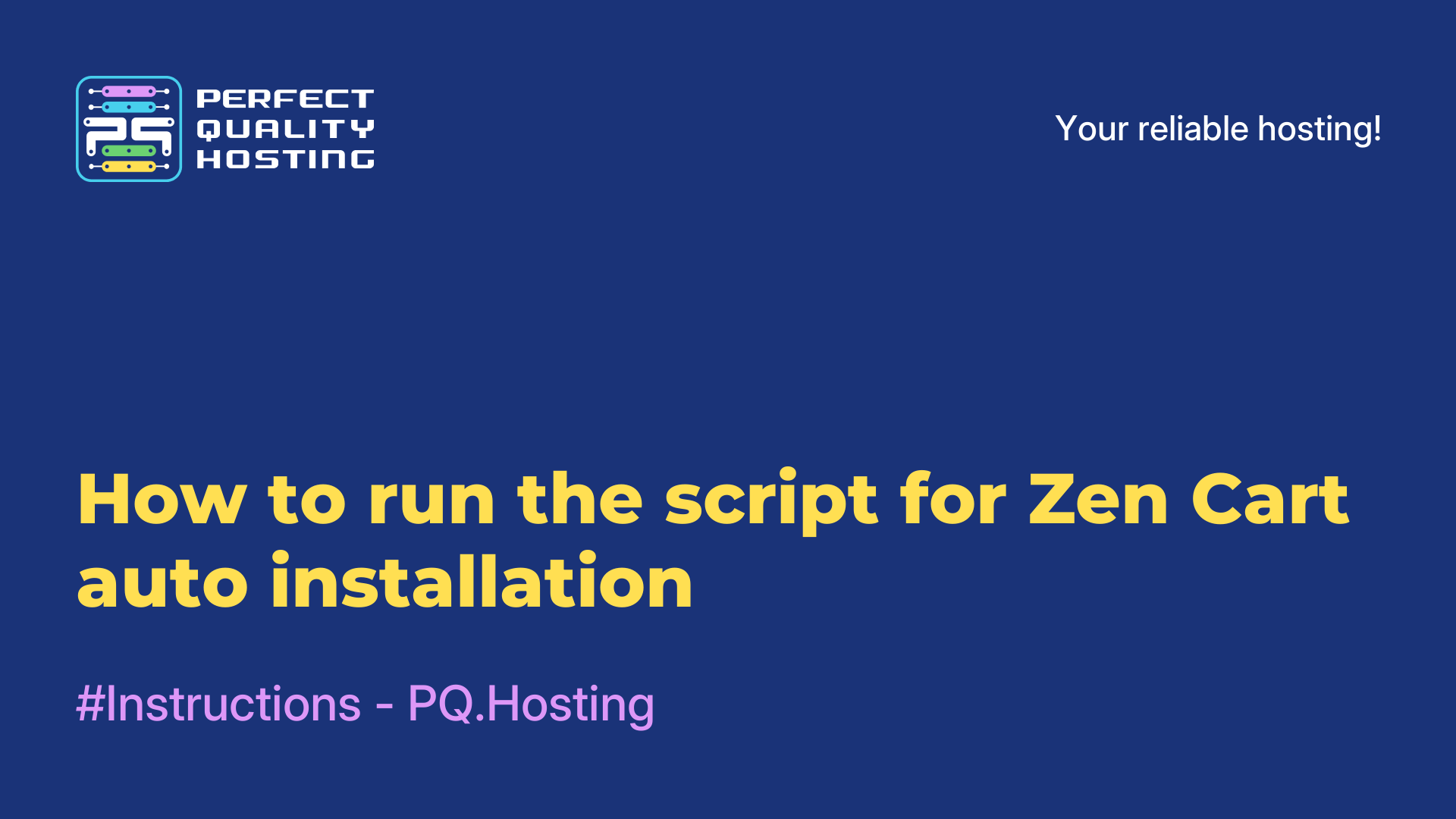 How to run the script for Zen Cart auto-installation