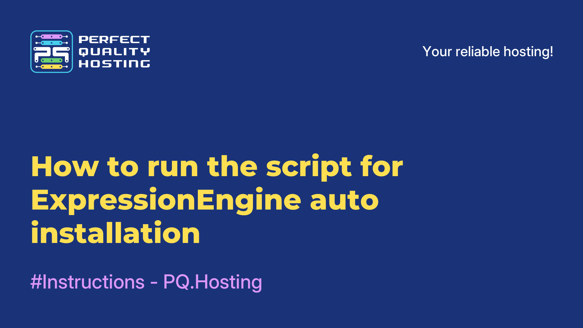 How to run the script for ExpressionEngine auto-installation