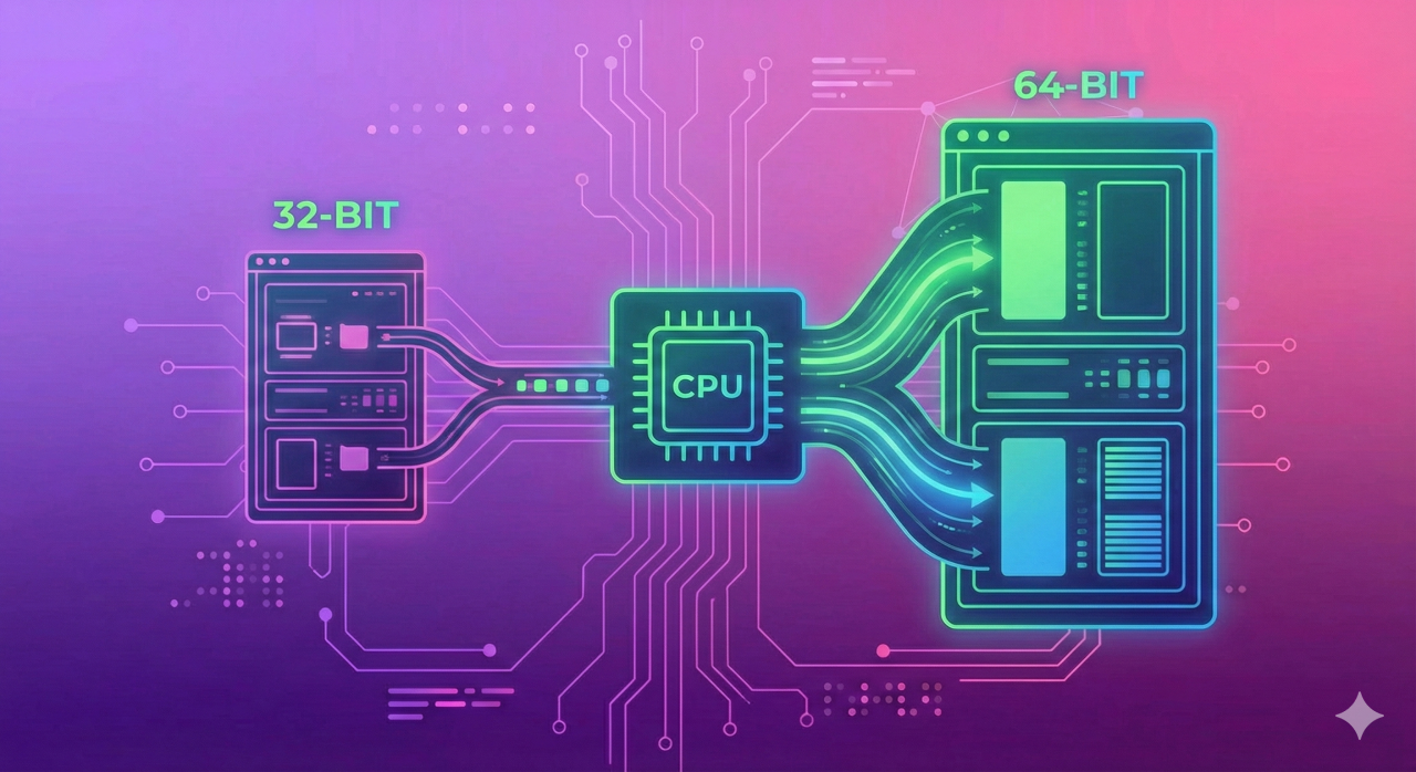 32-bit vs 64-bit: What Actually Differs and Why It Matters for Your Server