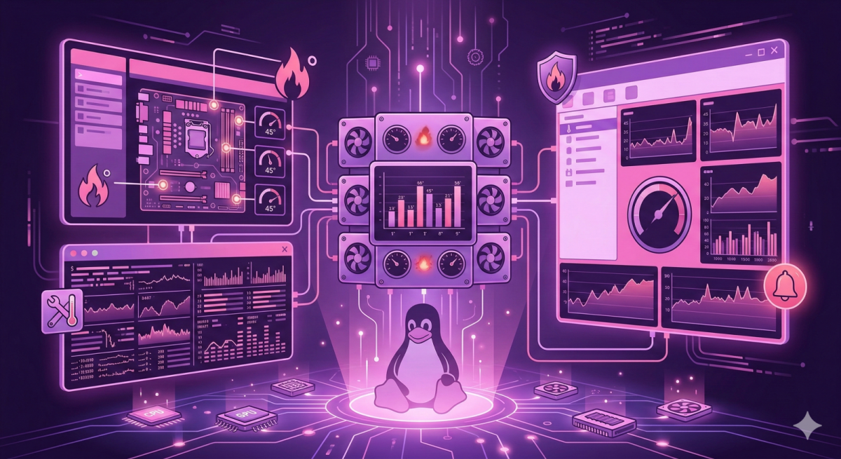 Как посмотреть температуру в Linux и мониторить её: lm-sensors, hddtemp, psensor