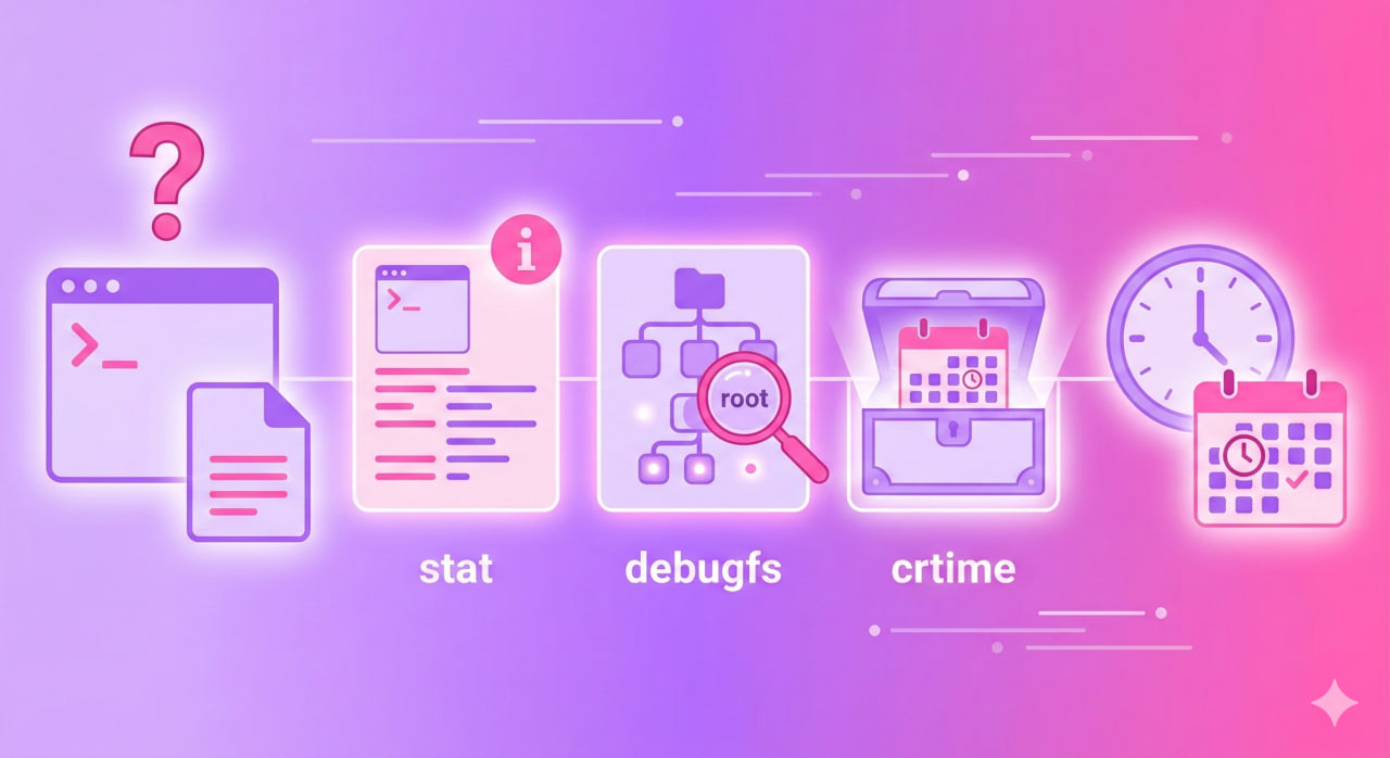 How to Check File Creation Date in Linux: stat, debugfs, and crtime